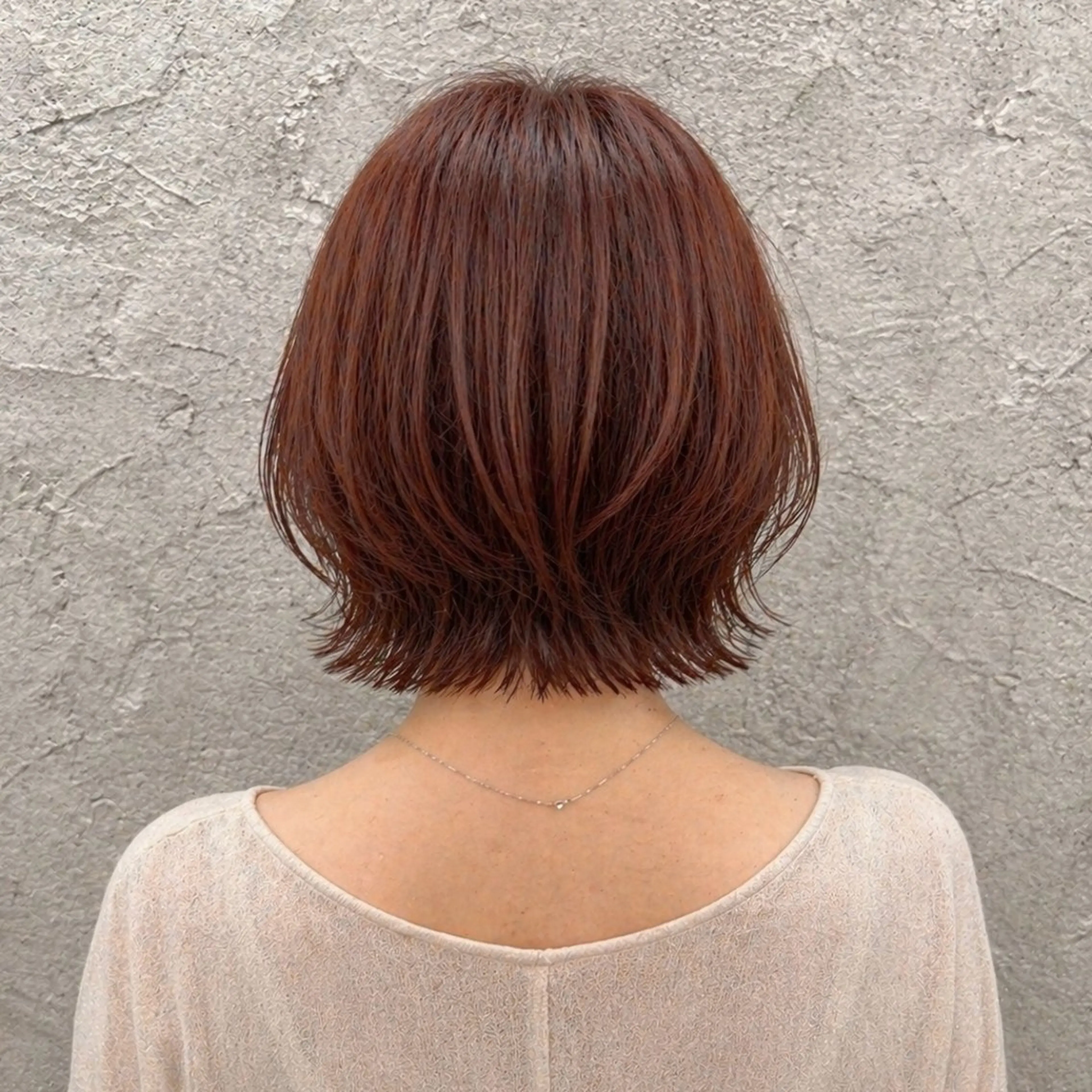 ショート 小島 咲音/艶カラー /レイヤー/縮毛矯正のヘアスタイル