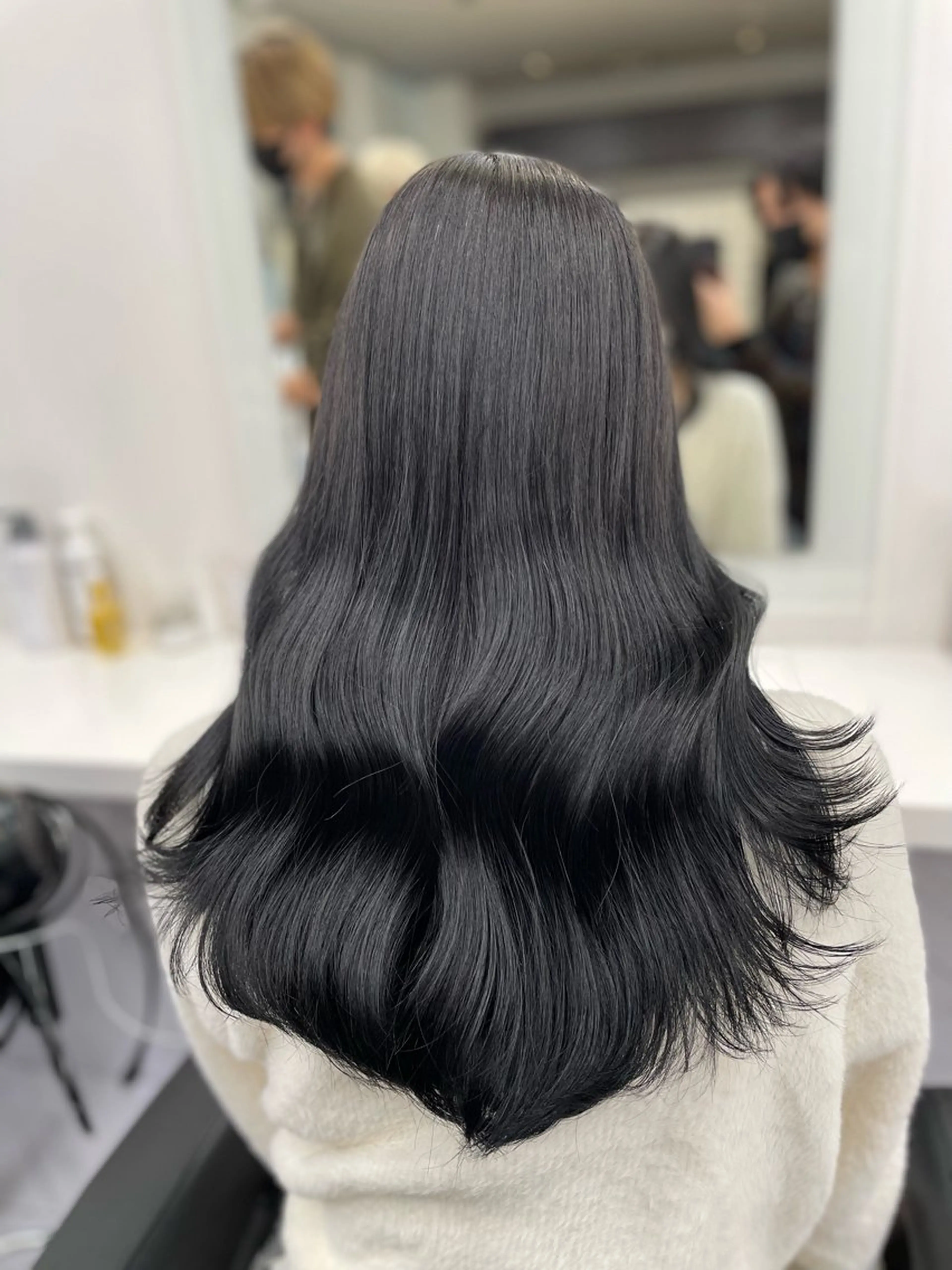 ロング ヘアカラー トリートメント 🤍透明感/韓国風/ レイヤー/優大🤍のヘアスタイル