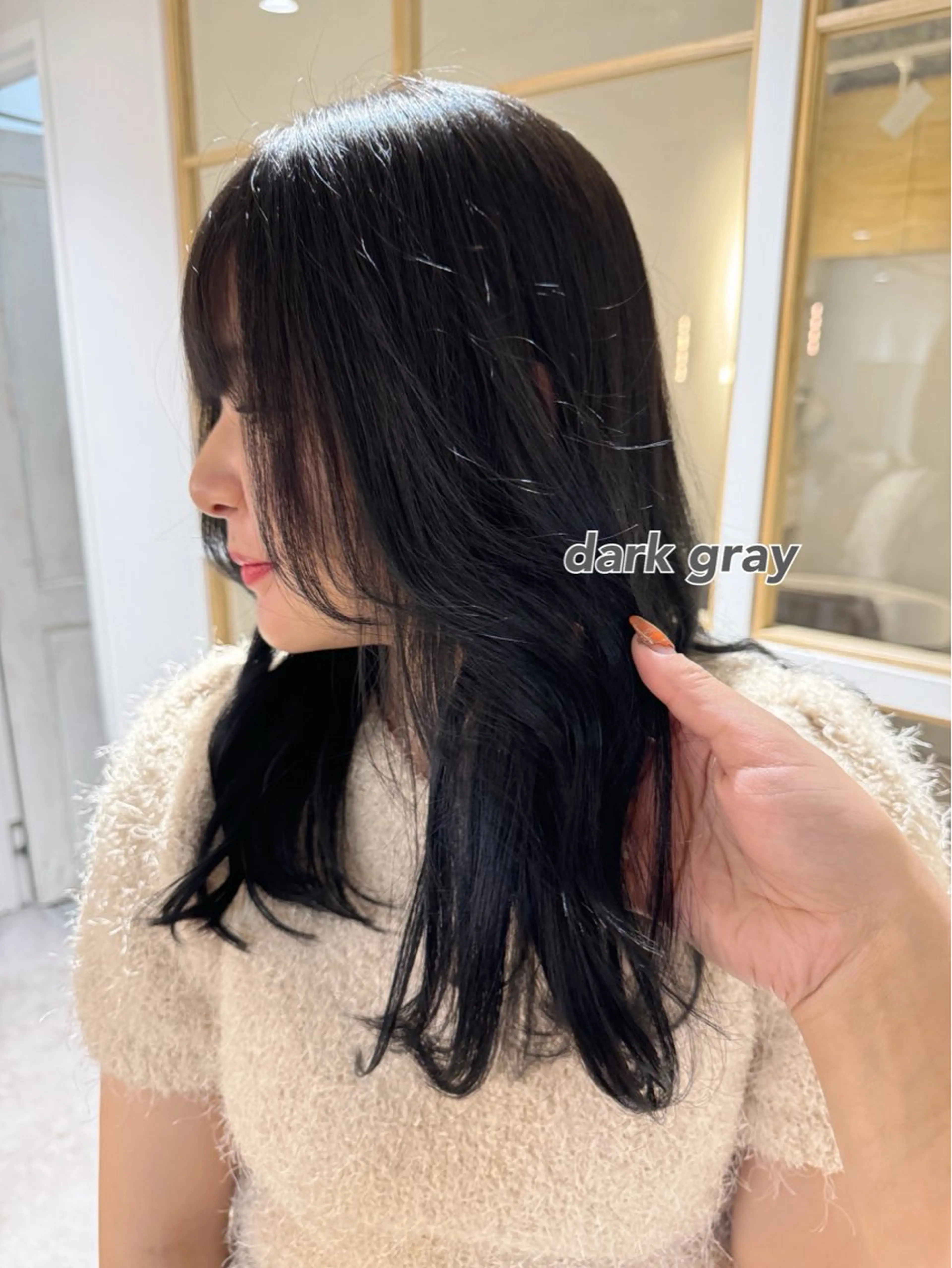 カラー ヘアカラー ナカバチ ユイ🌼 Rizm greenのヘアスタイル