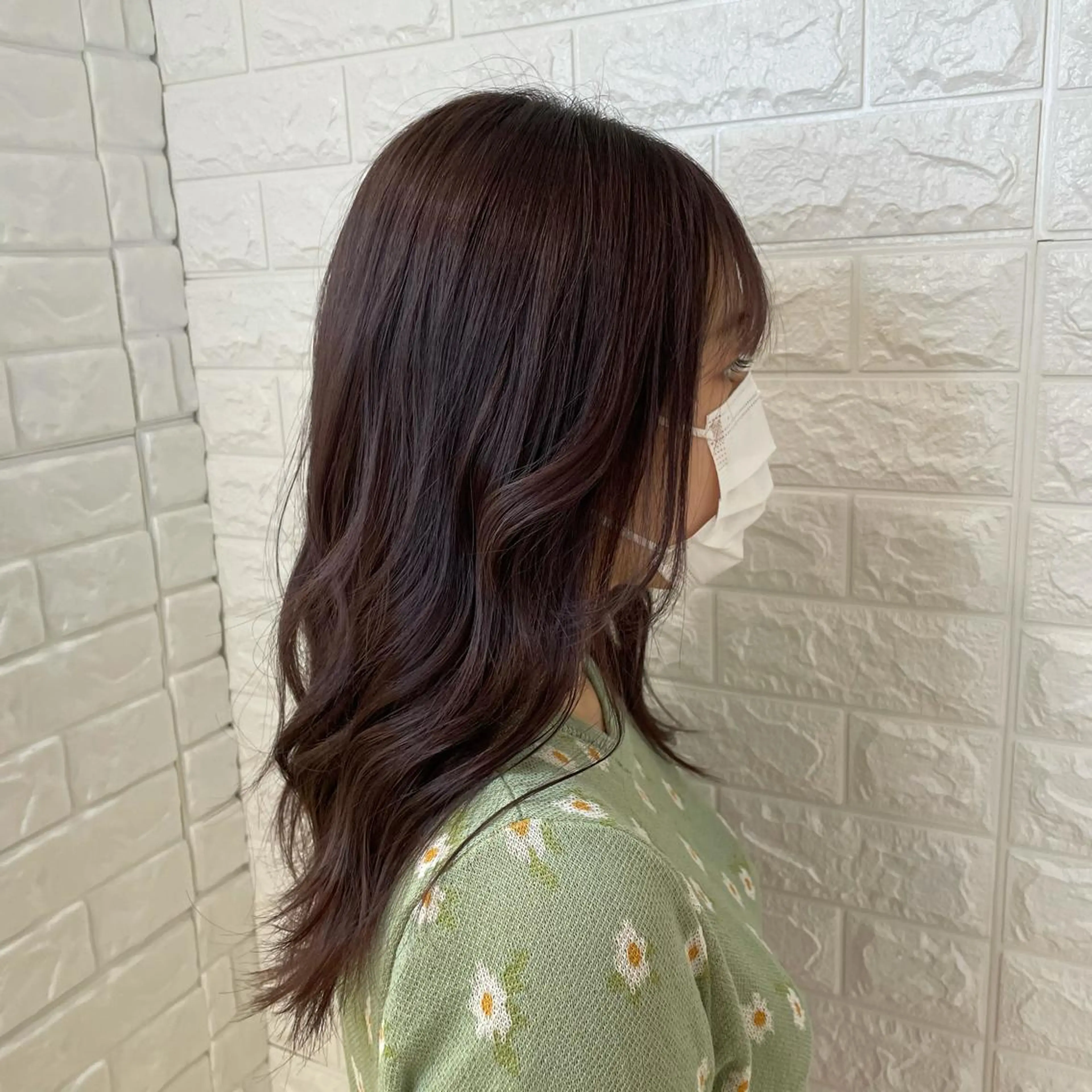 ロング ヘアカラー トリートメント ⟡.·韓国ヘア*.゚ 室岡 咲希のヘアスタイル