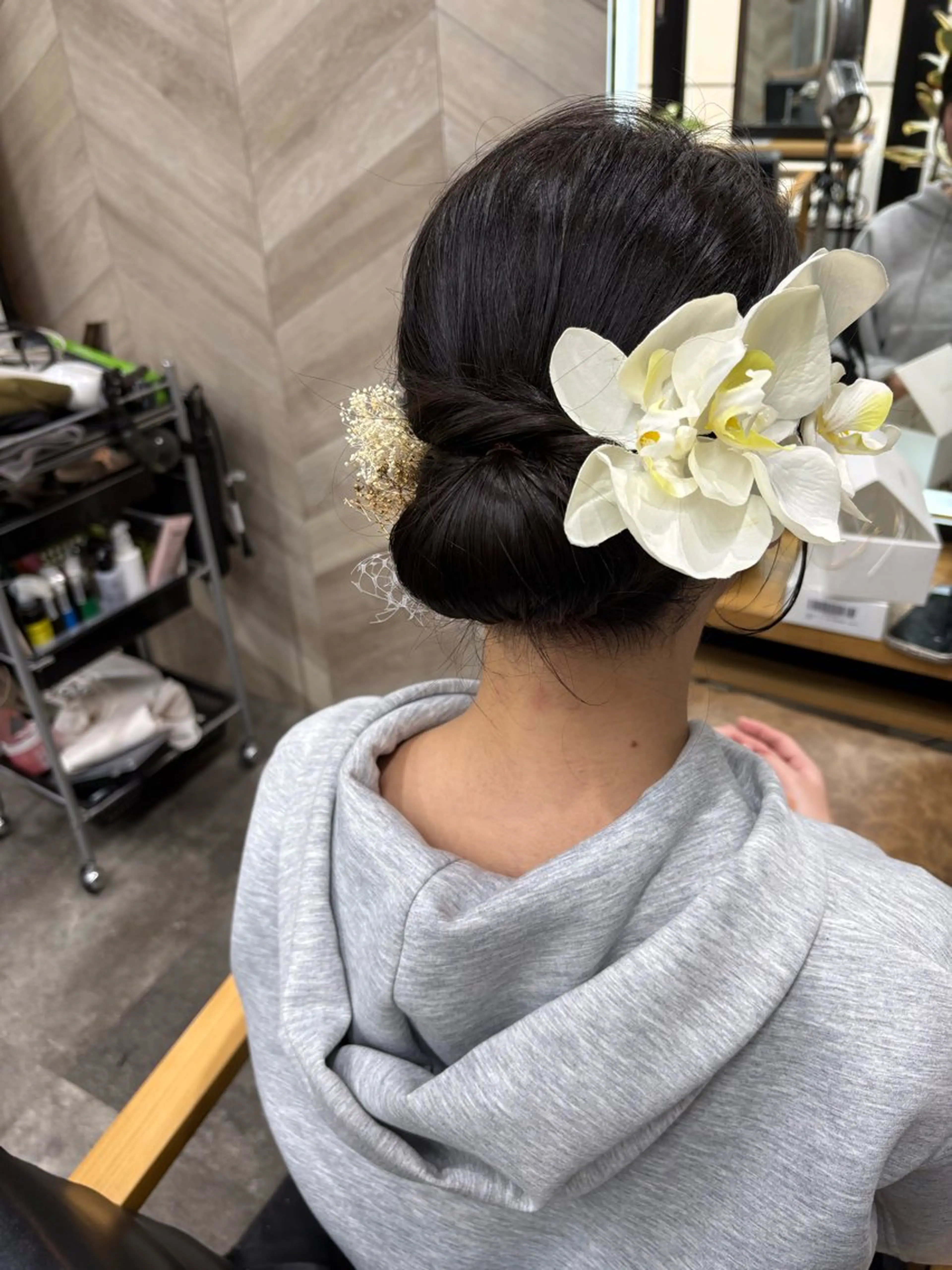 セミロング ヘアアレンジ 卒業式のヘアスタイル ヘアセット SHANTi 飯塚 ヘアセット/髪質改善のヘアスタイル