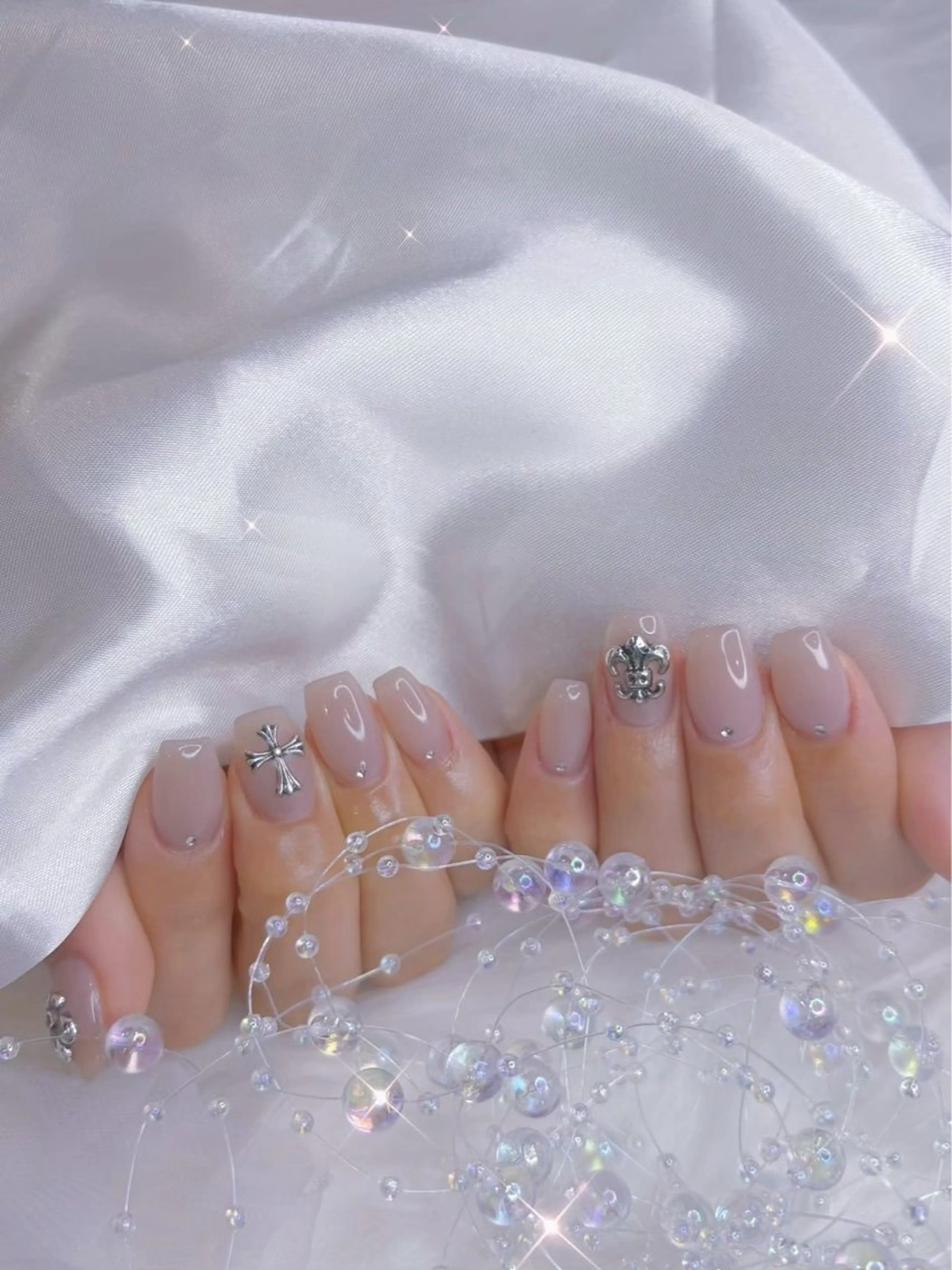 【ハンド🤍ྀི】65分アートコース🫧(2~3本相当) / ケア込みの写真