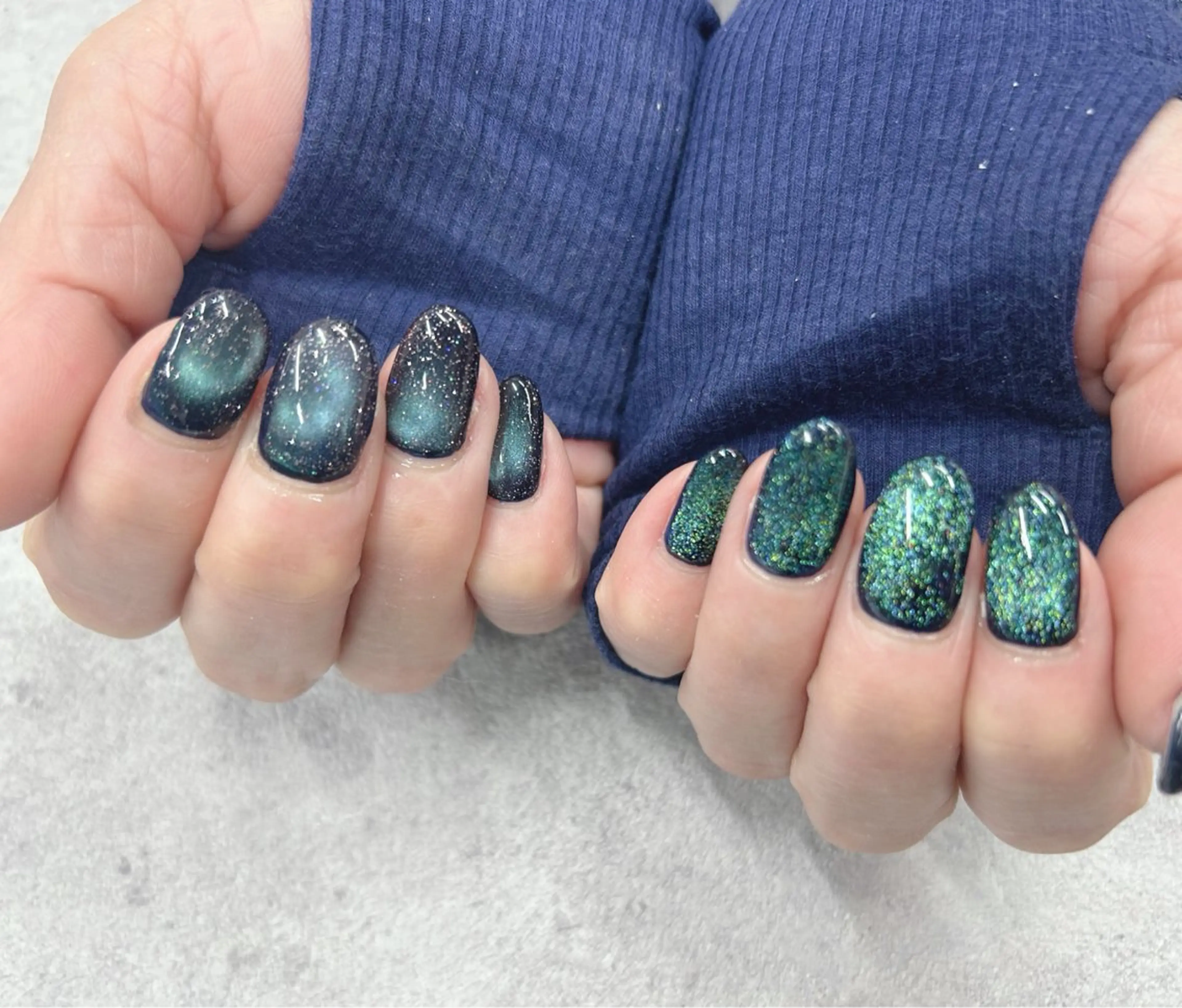 ネイル ビー玉ネイル ハンドネイル Nail Salon agré所属・agré ネイルサロン　アグレのネイルデザイン