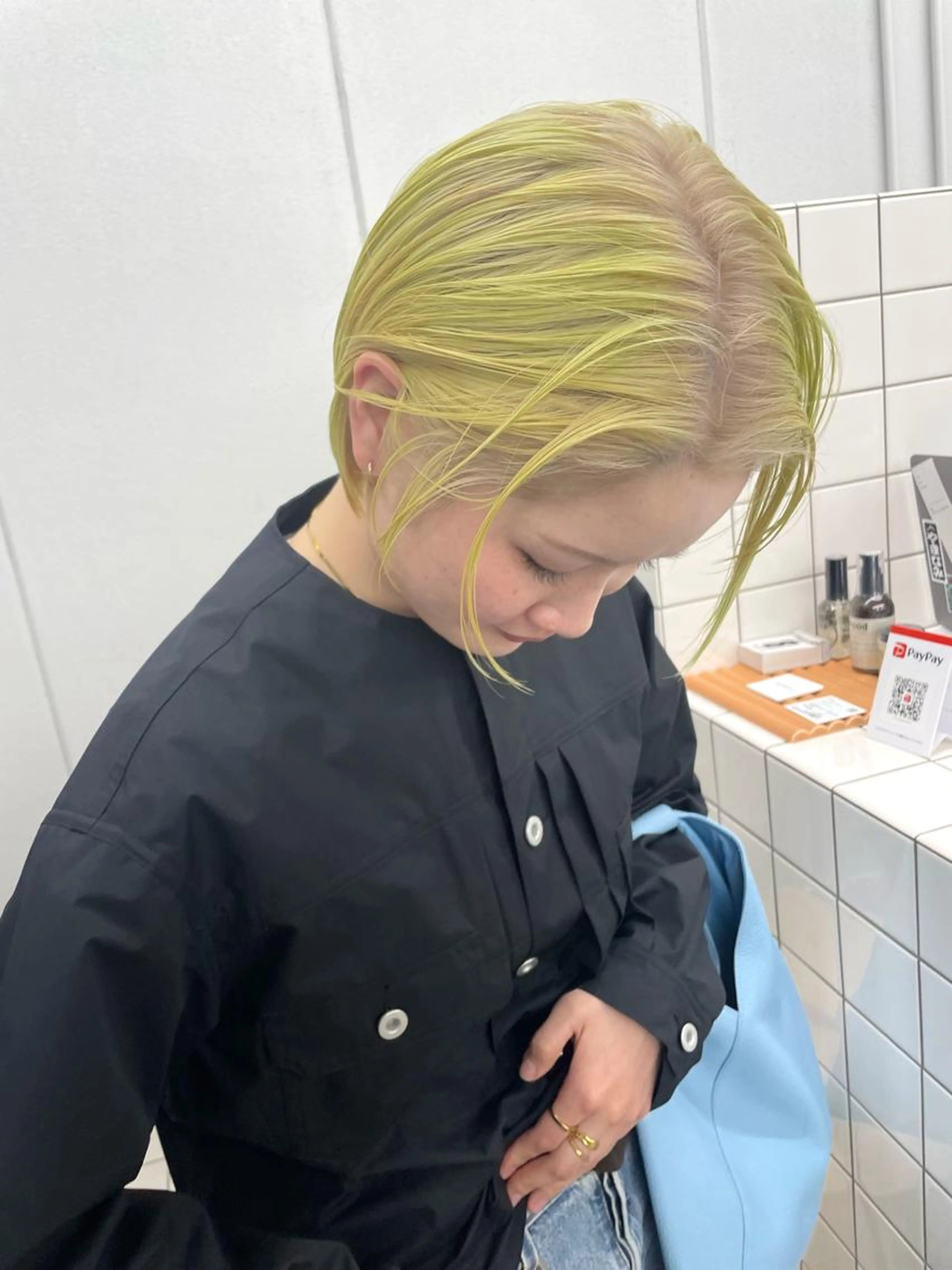 ケアブリーチ＋カラーの写真