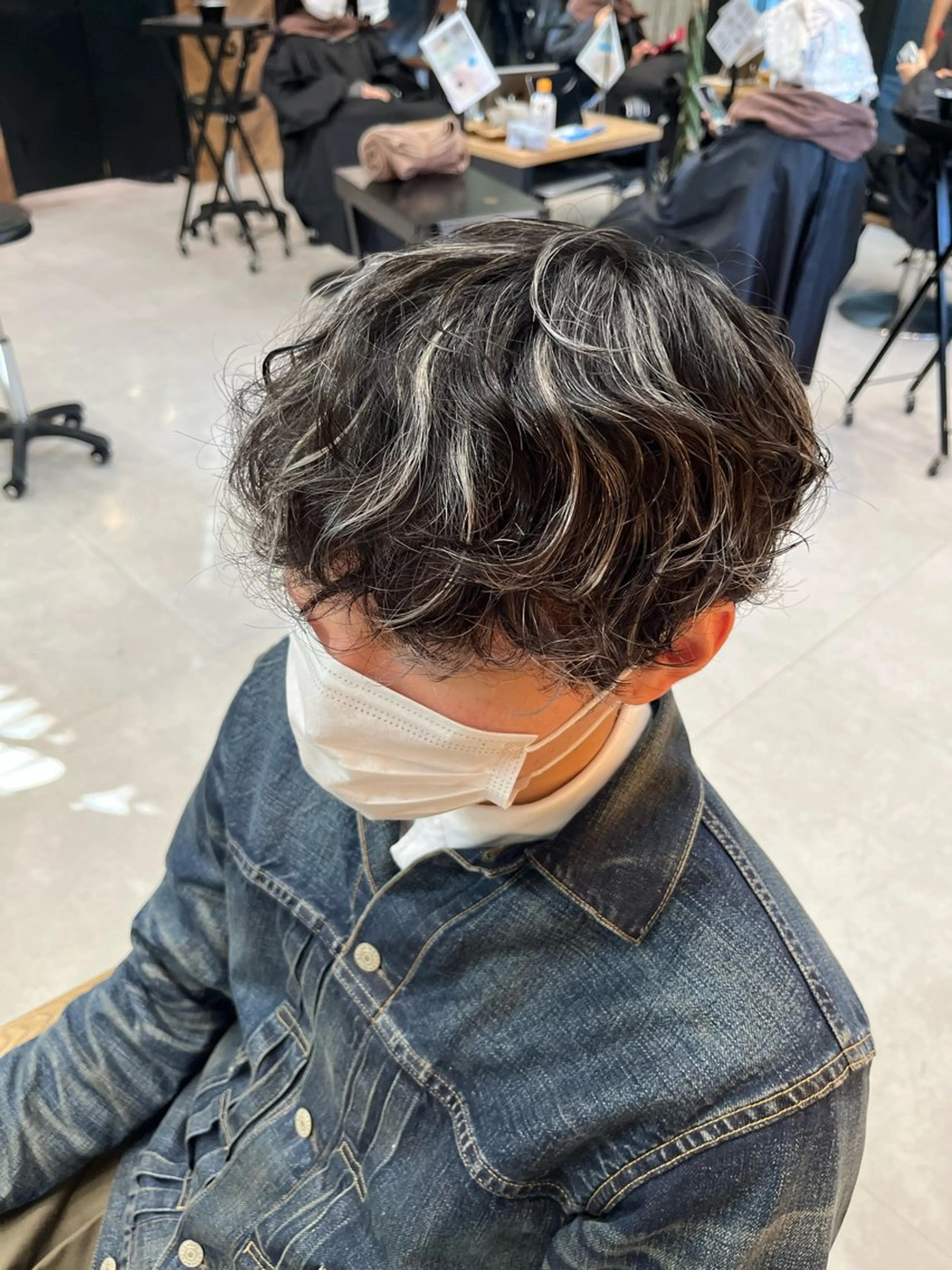 メンズ 🌊ハイライト Rizu🌊のヘアスタイル