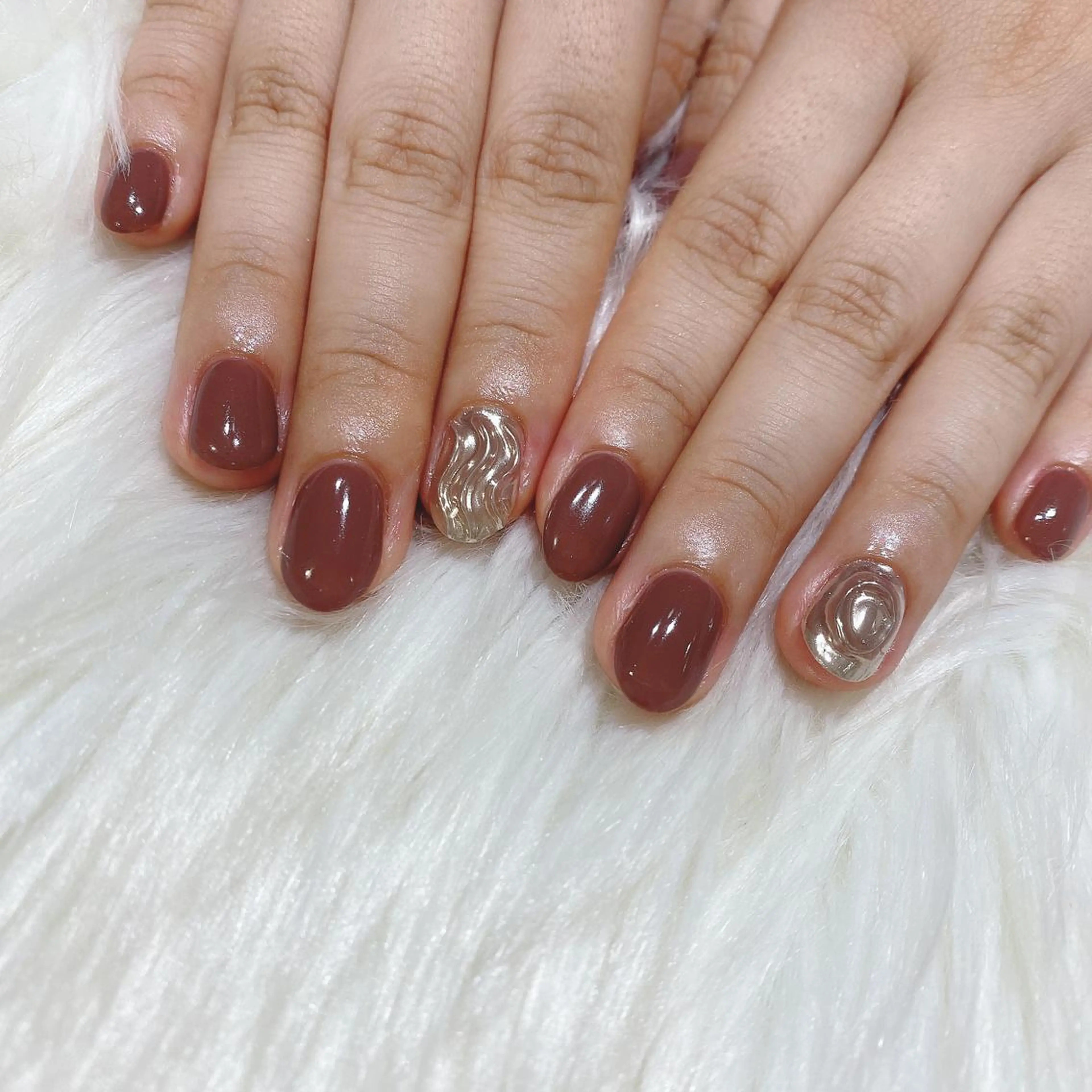 ネイル 西岡 杏のネイルデザイン