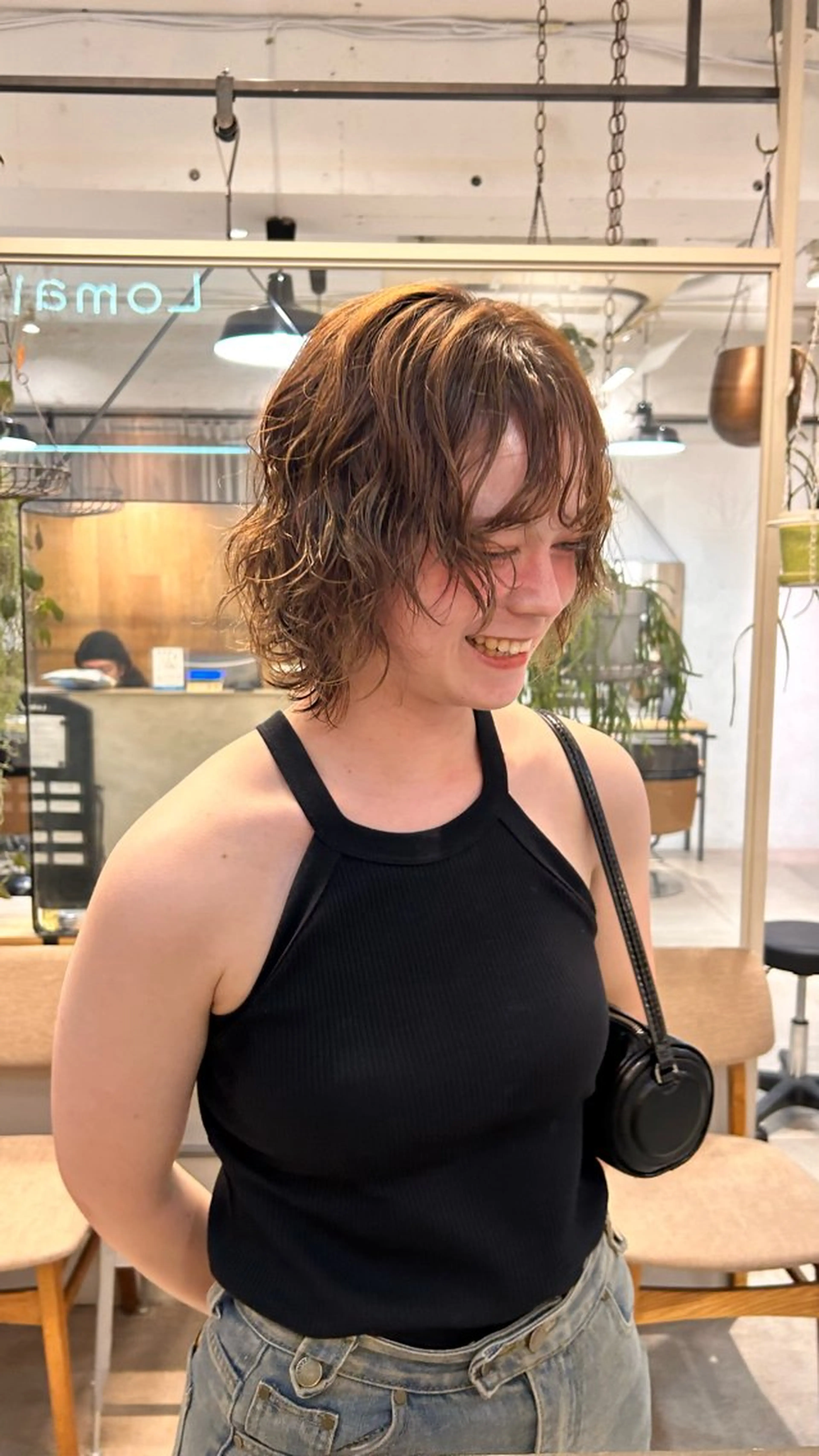 パーマ カット パーマ じゅわっと暖色カラー 🍊Moemiのヘアスタイル