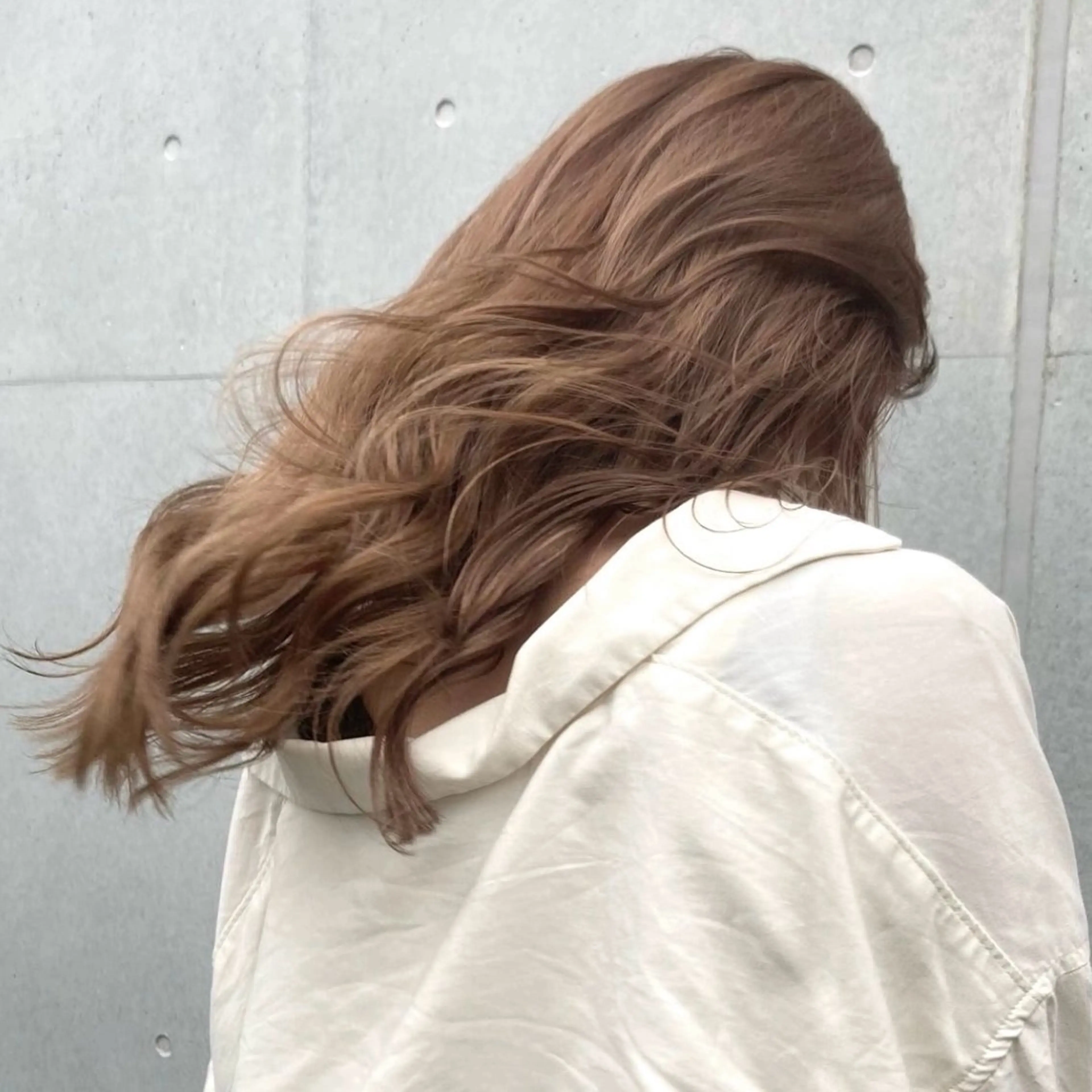 ロング カット ヘアカラー トリートメント vivre libreのヘアスタイル