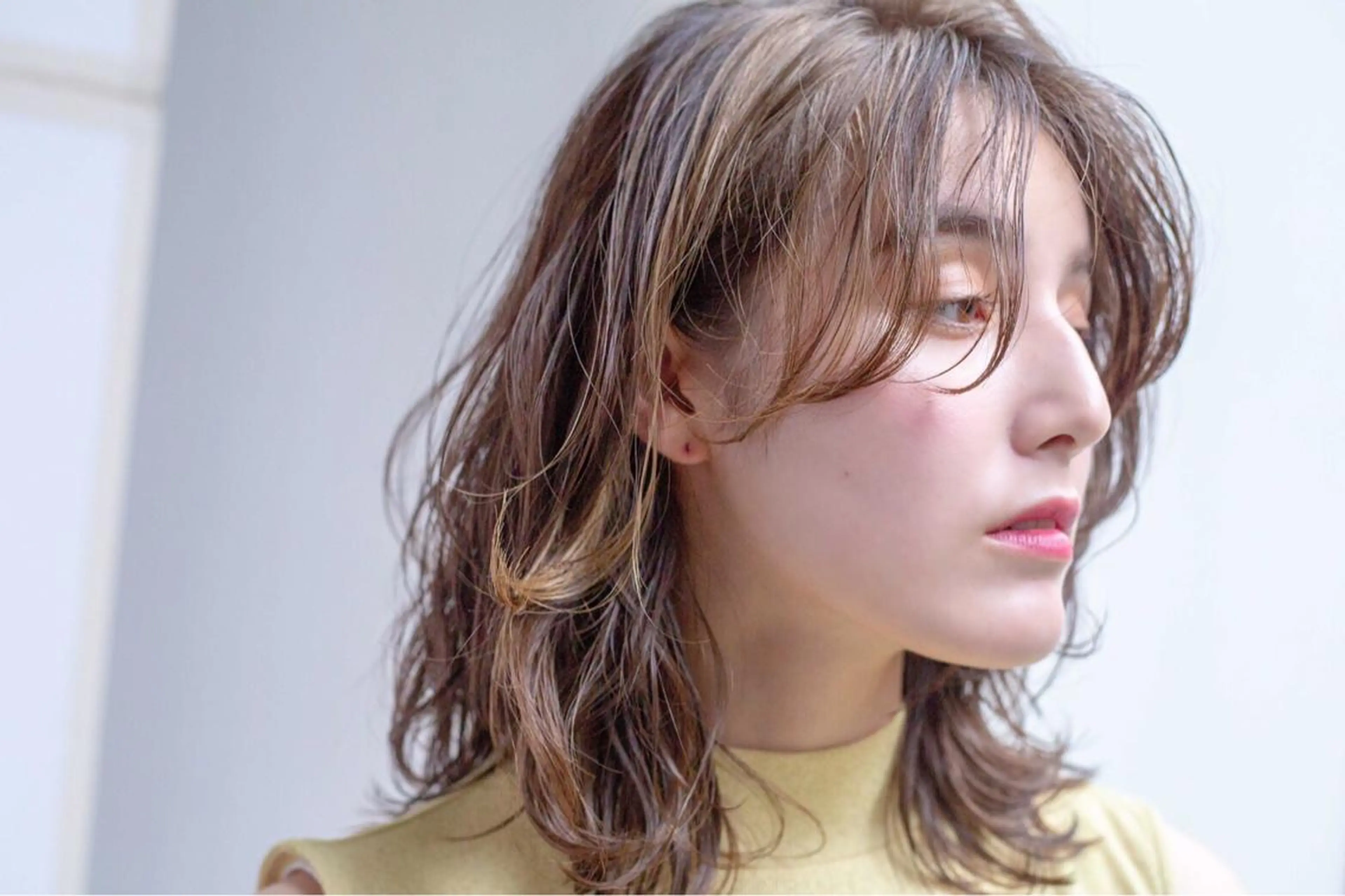 ミディアム カラー Lond labのヘアスタイル