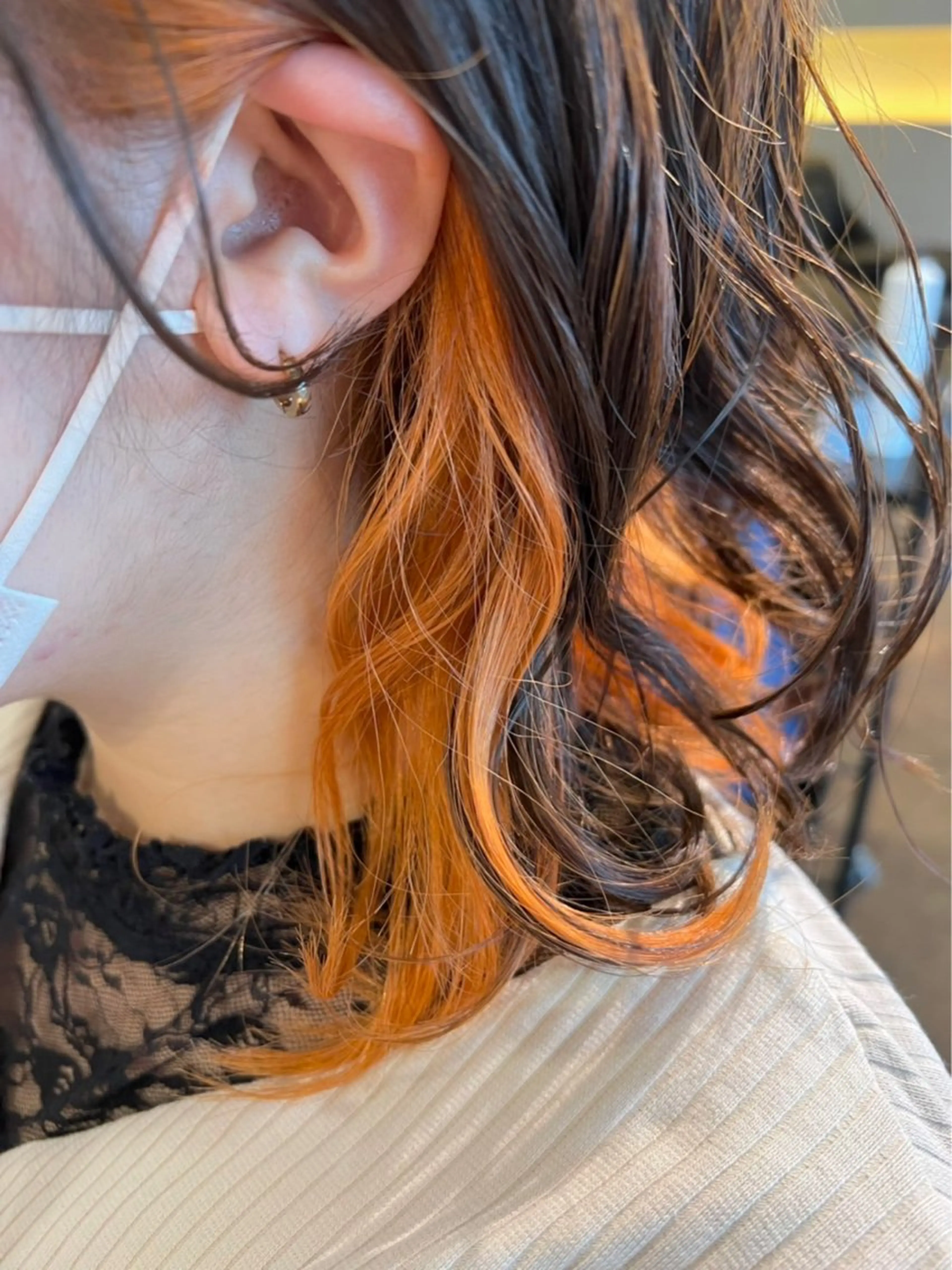 ミディアム カラー カット ヘアカラー HairRoom辻堂 Yuyama🕊のヘアスタイル