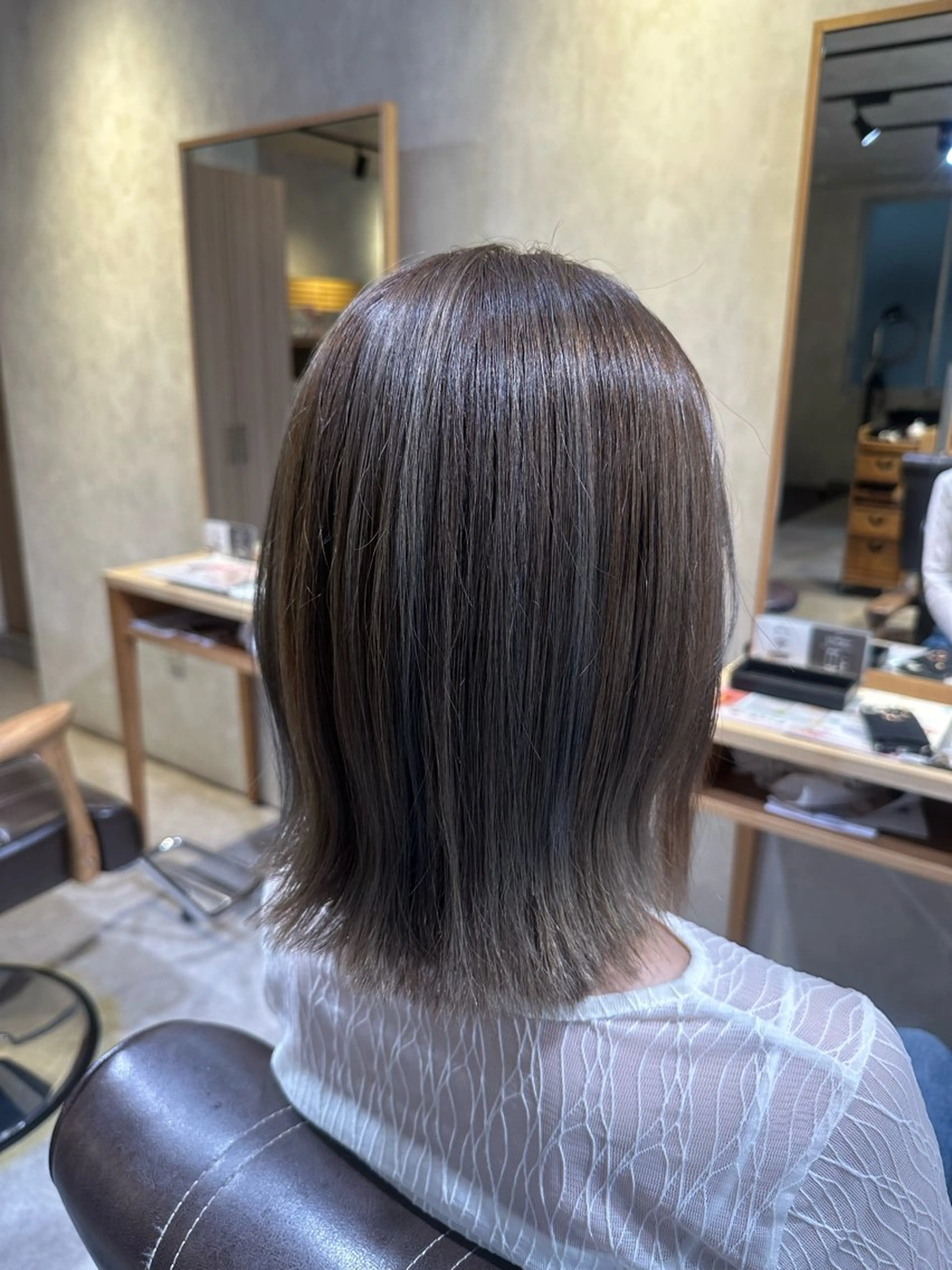 ショート カラー ブリーチ 透明感カラー ブリーチなしカラー ヘアカラー トリートメント 🦋艶モテカラー/ヘ アセット🦋YURIのヘアスタイル