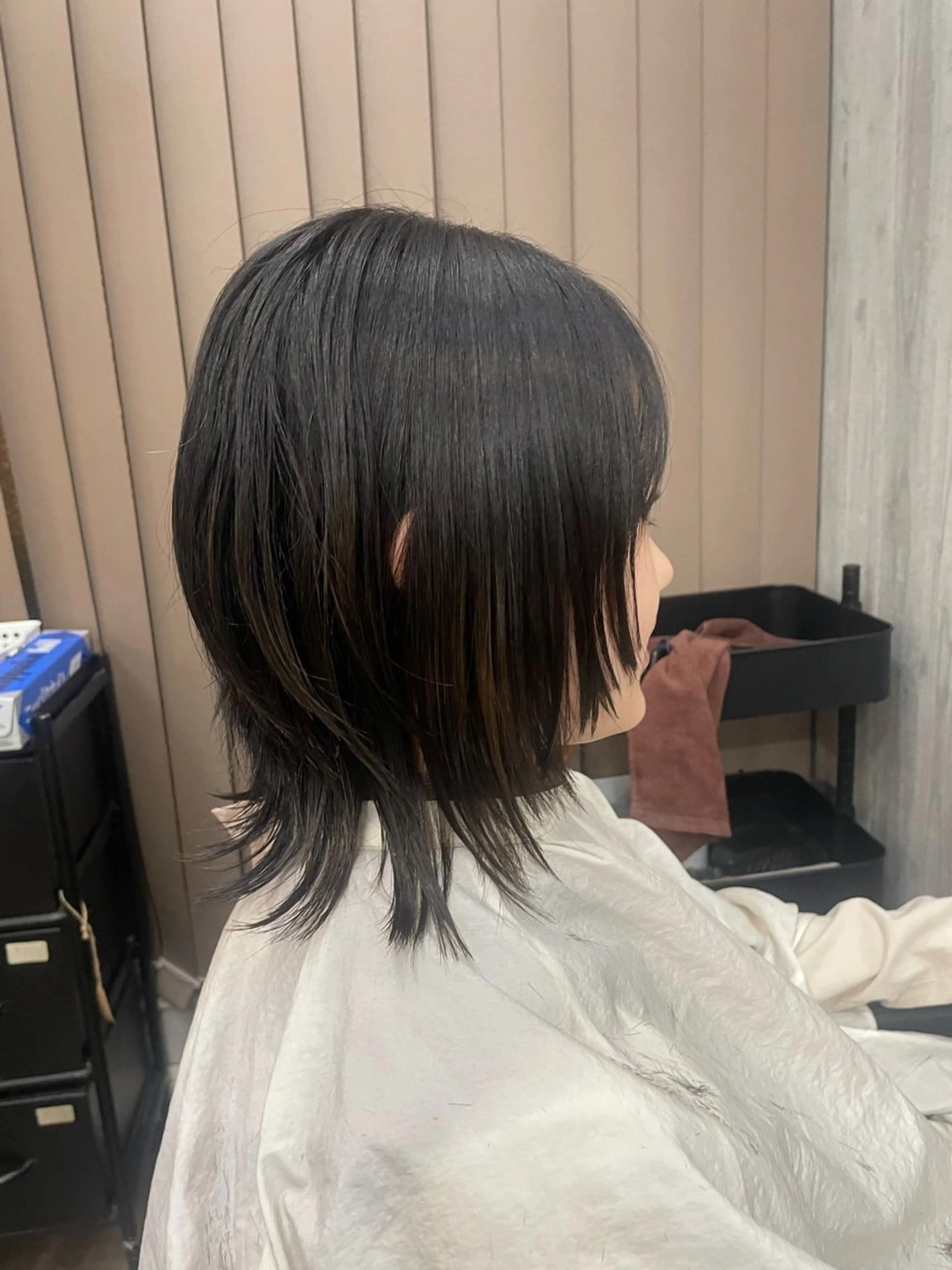 ミディアム ウルフカット 💫siesta ・スズノ🐈💫のヘアスタイル