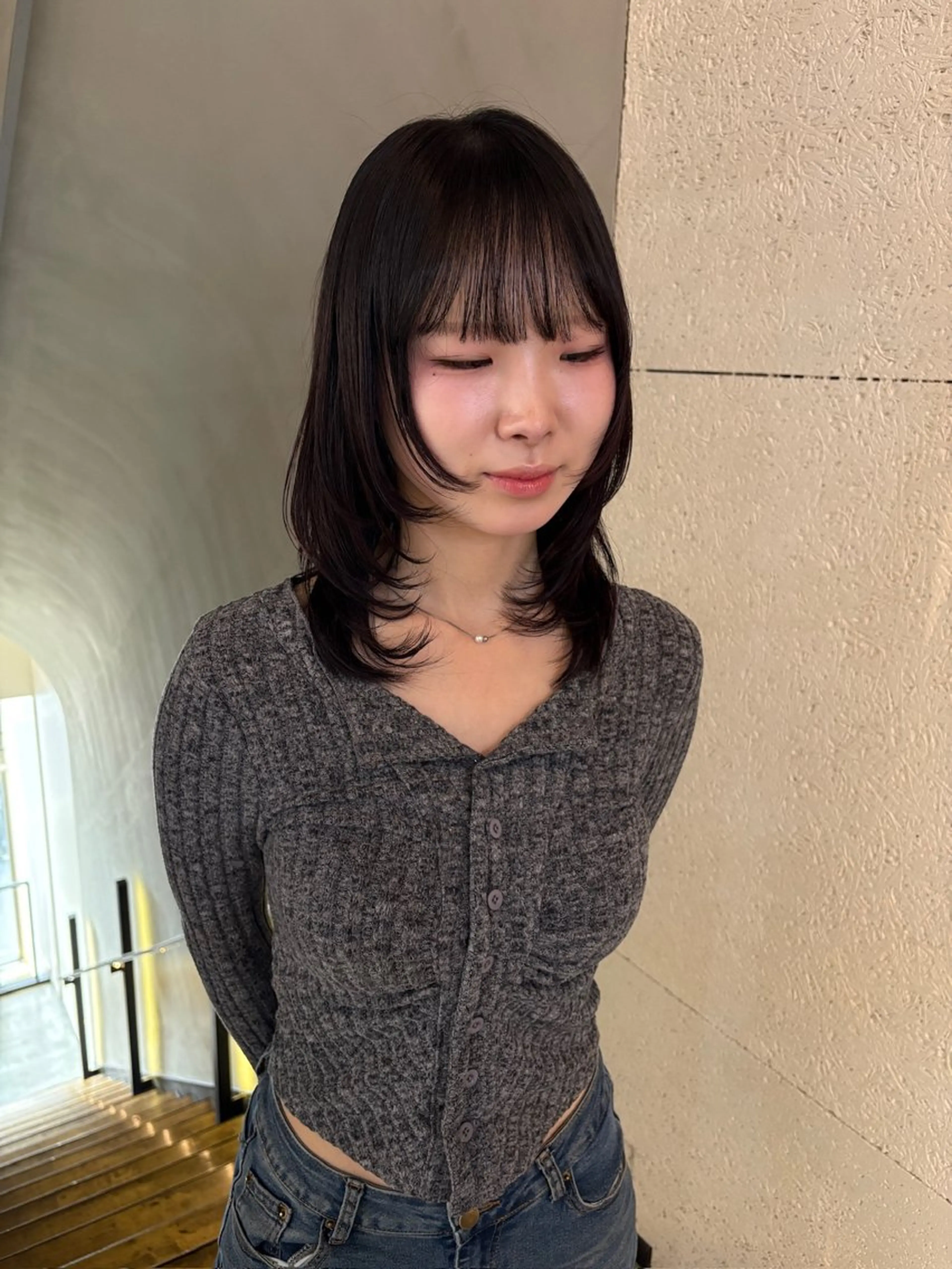 ミディアム いぶ /札幌美容師のヘアスタイル