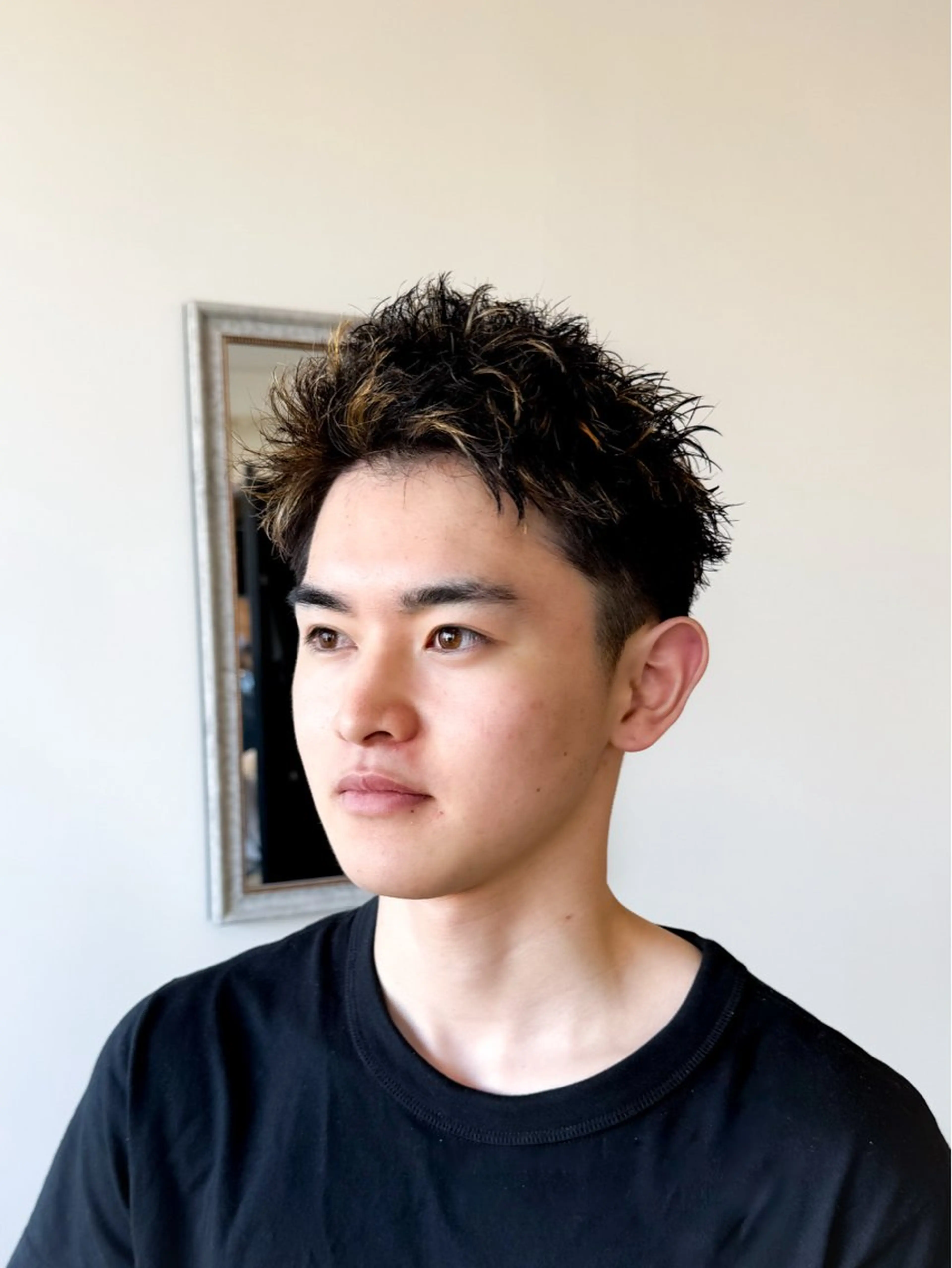 メンズカット+ハイライト+オンカラー税込9900円クーポン!の写真