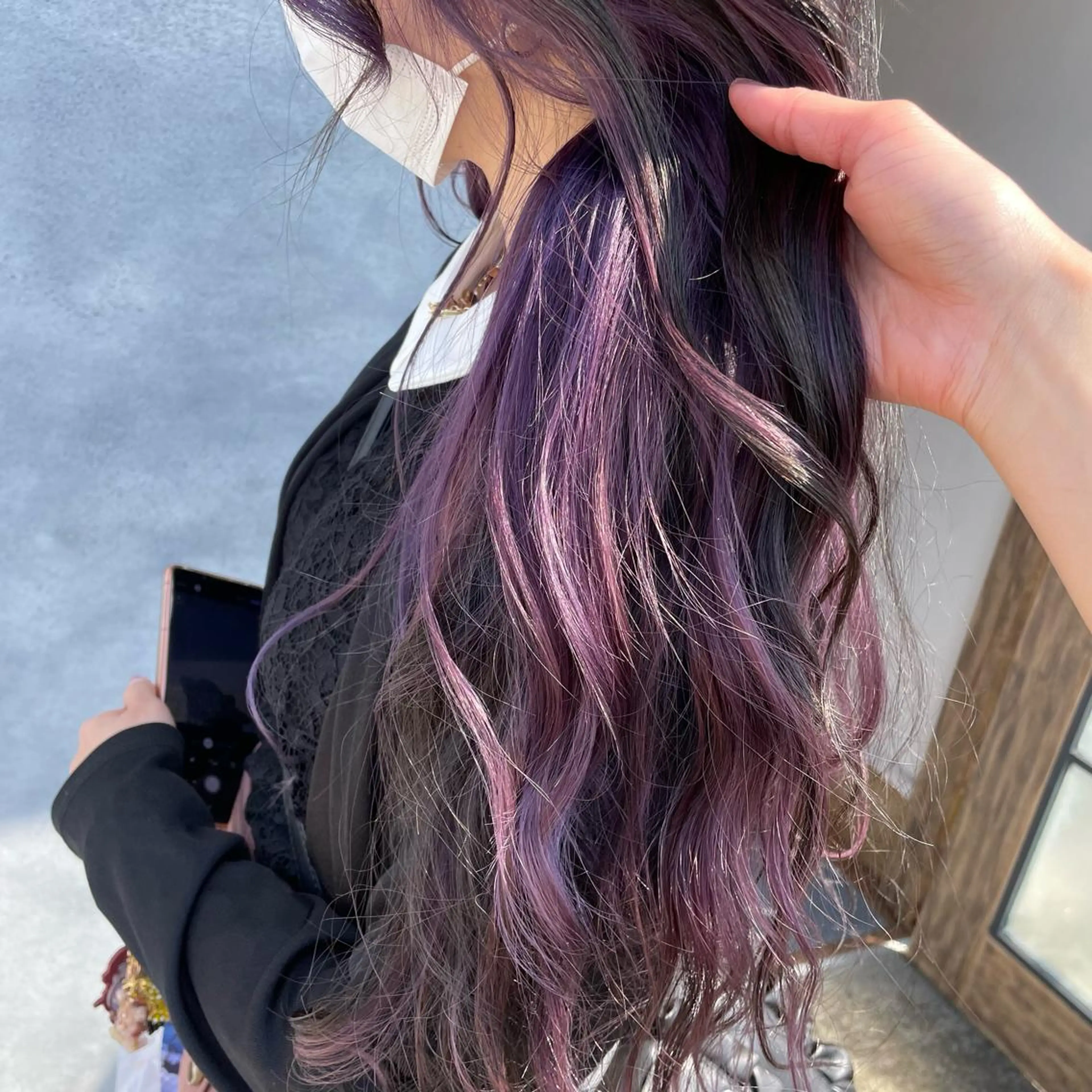 ロング カット ヘアカラー 🫧艶髪/ブリーチ 🐳honami🫧のヘアスタイル