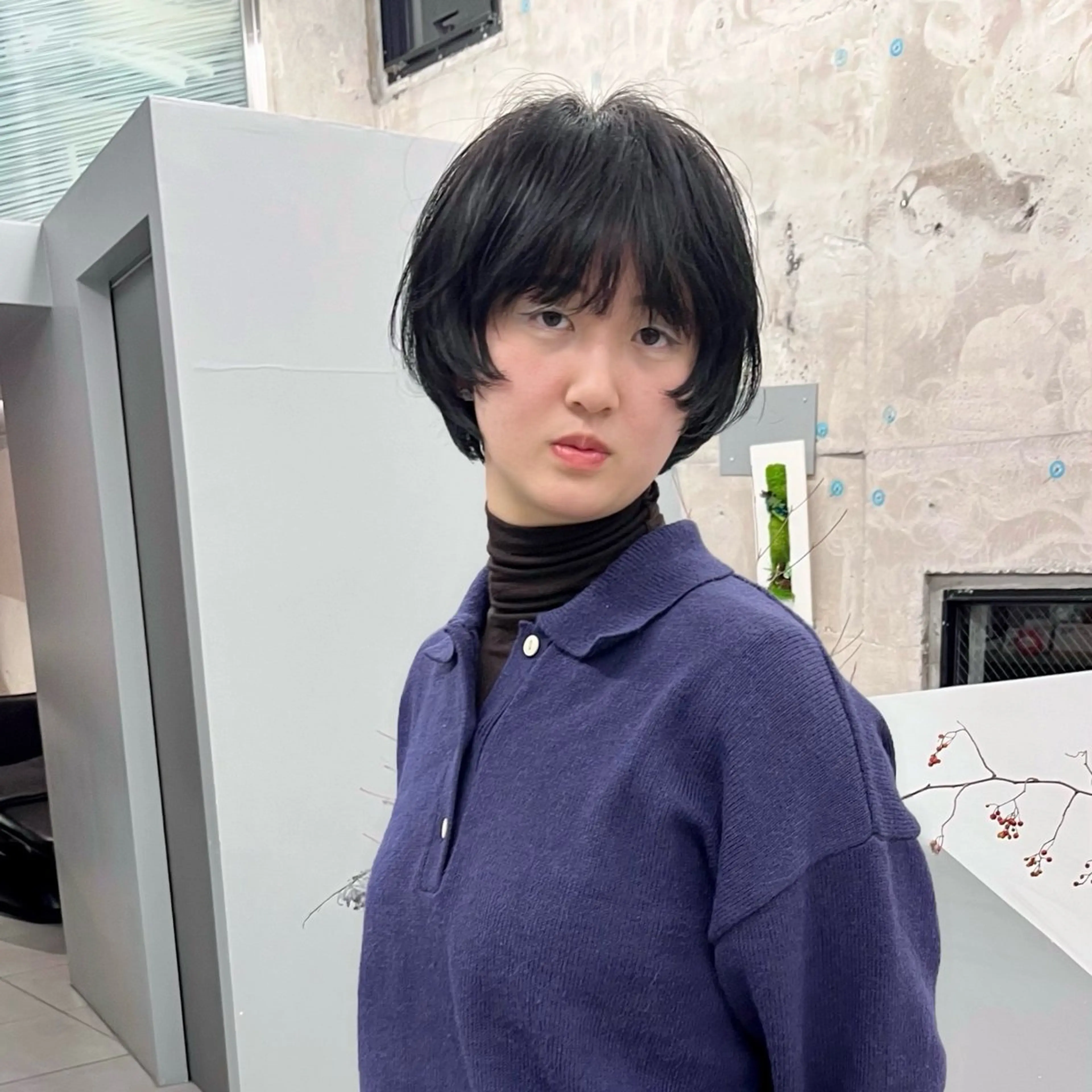 ショート カット ヘッドスパ benji 学芸大学所属・朝が楽なパーマ 🌱ショート/緒方椋のヘアスタイル