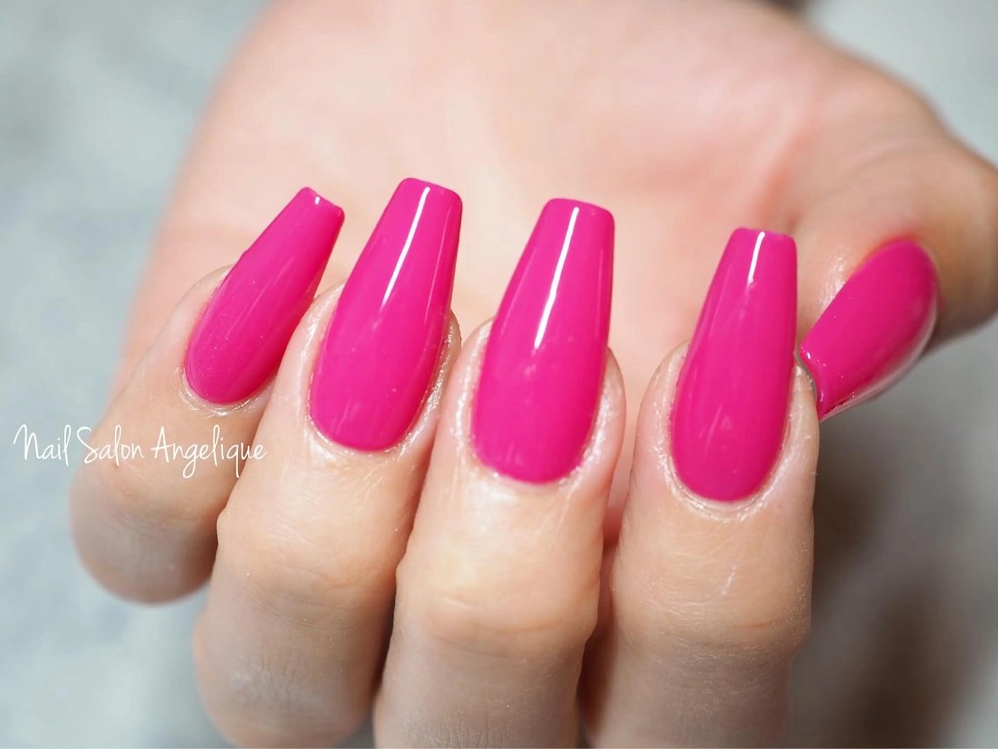 ネイル 長さ出し ジェルネイル ワンカラーネイル ネイルチップ Nailist Rumiのネイルデザイン