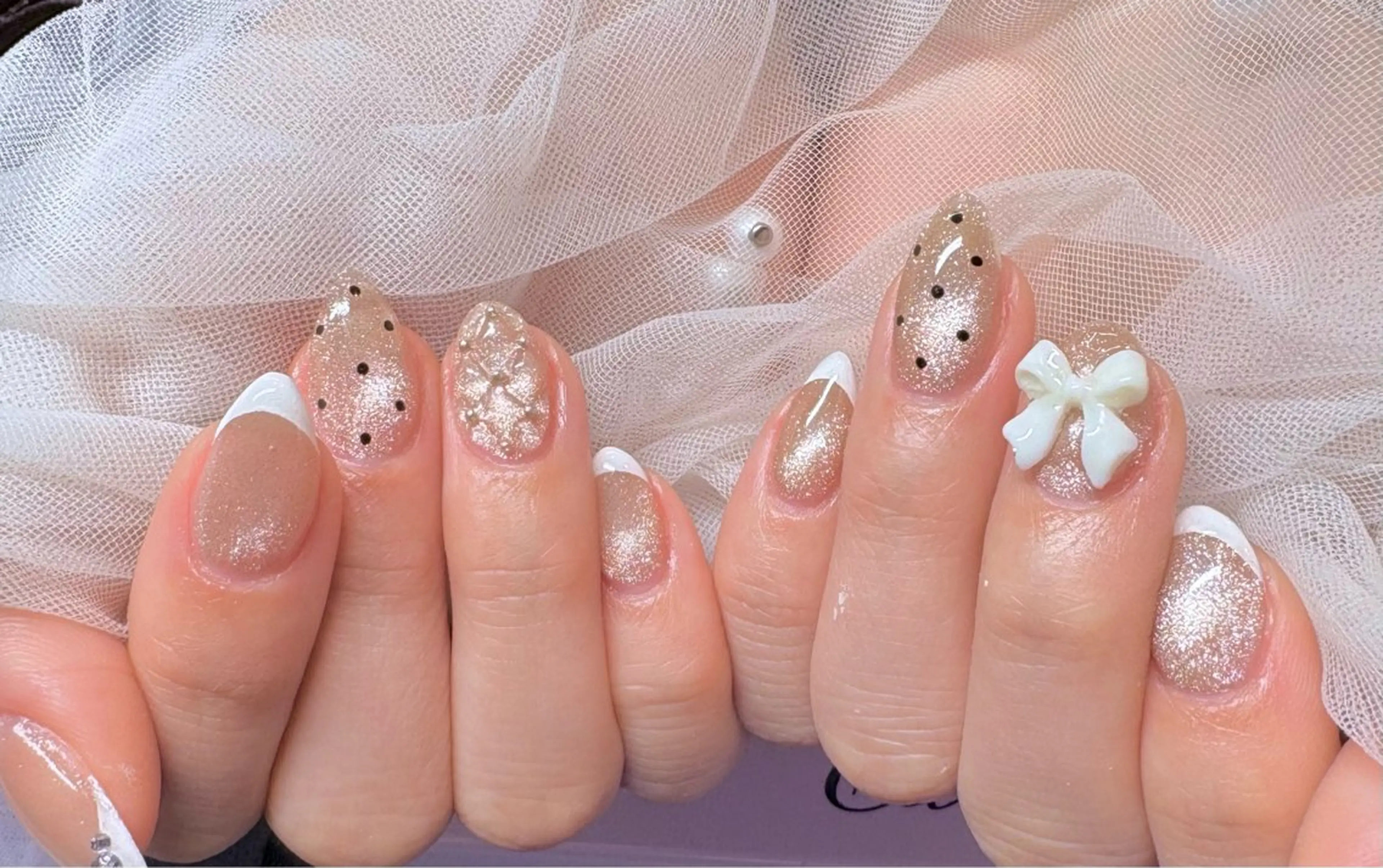 ネイル ハンドネイル 吉岡 かりなのネイルデザイン