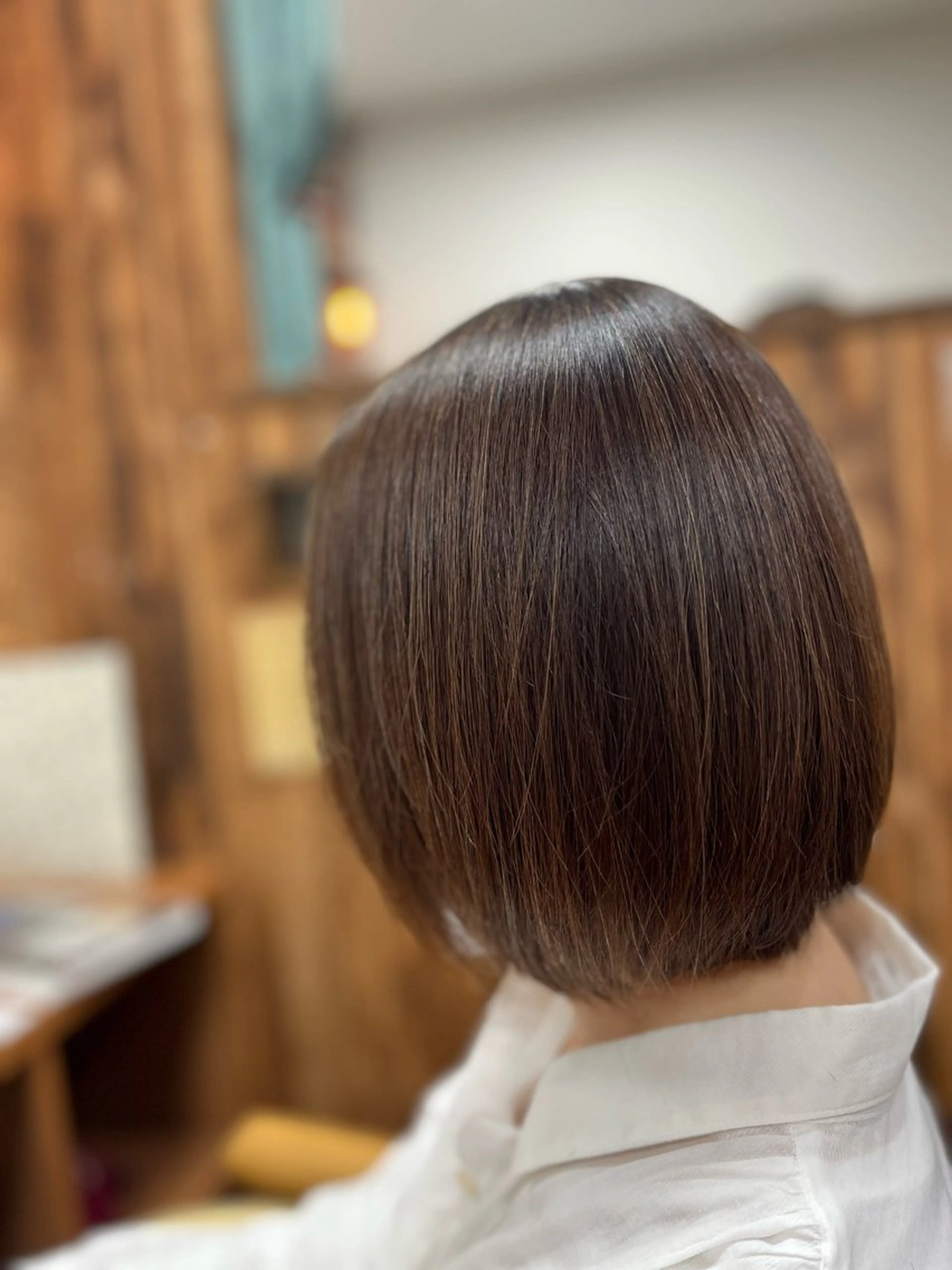 ミディアム カラー 佐々木 美希のヘアスタイル