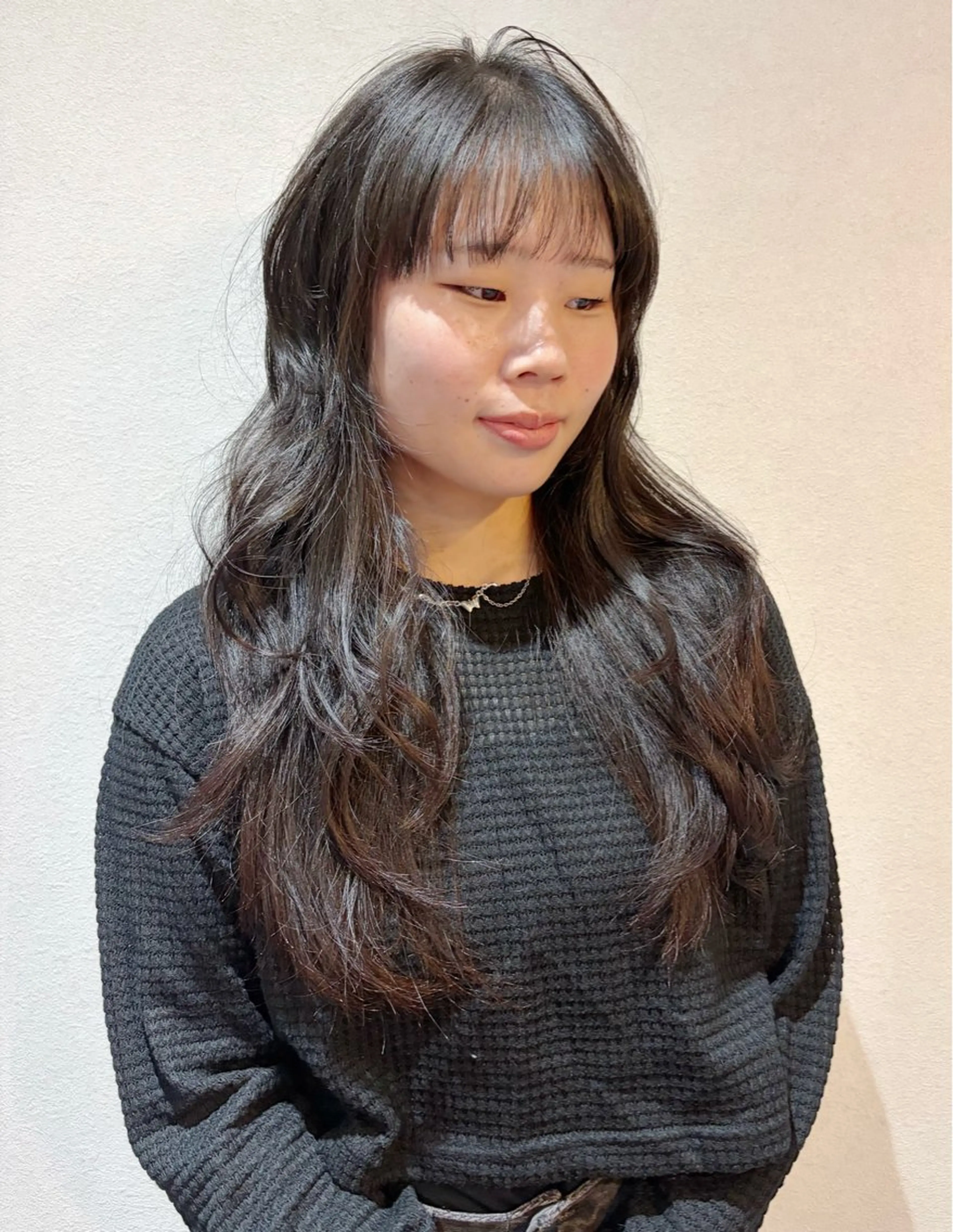 ロング レイヤーカット INCEHAIR所属・雰囲気重視メンズ パーマ/モデル/小畑のヘアスタイル