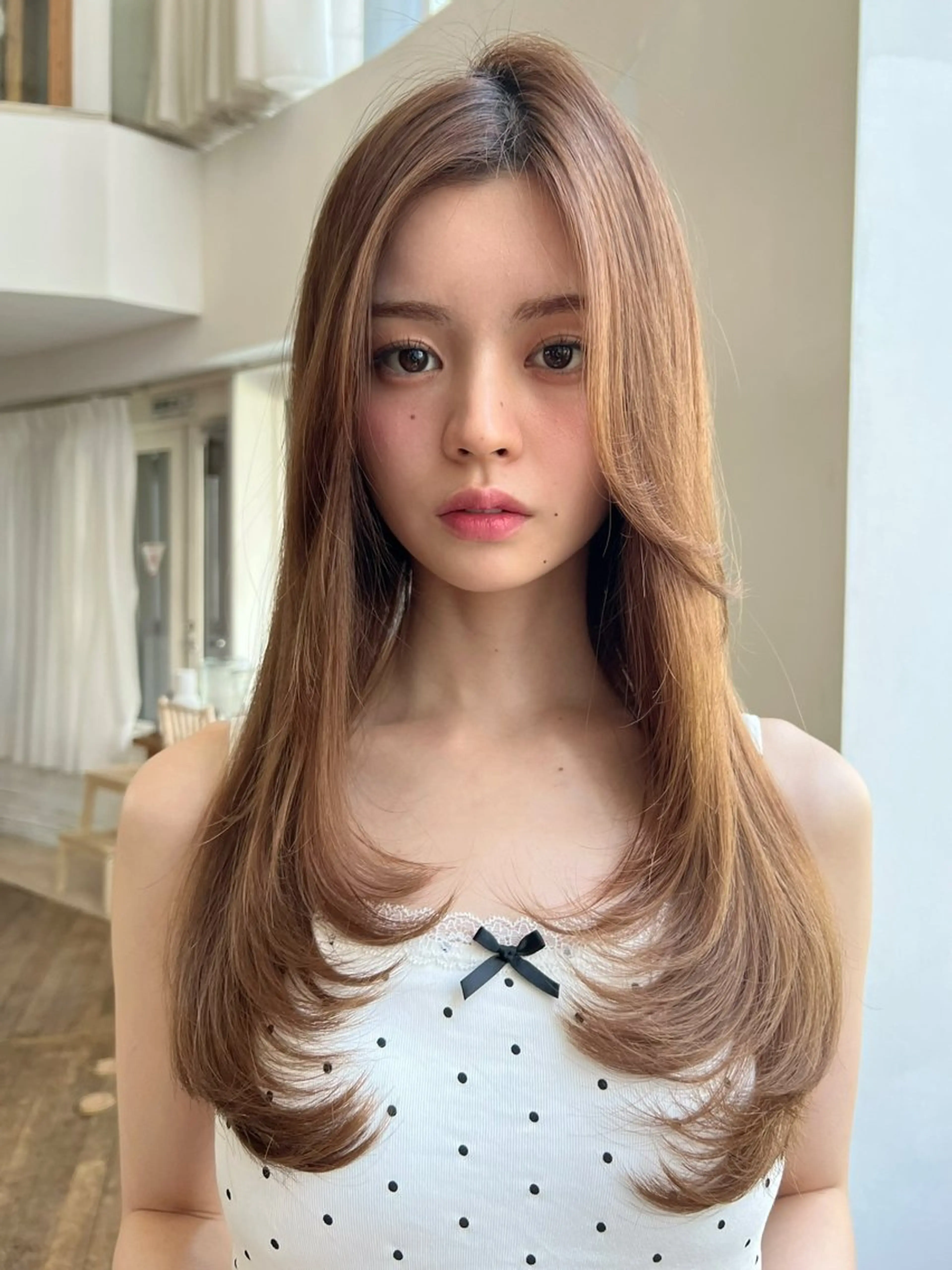 【発色&透明感UP!】ブリーチなしダブルカラーの写真