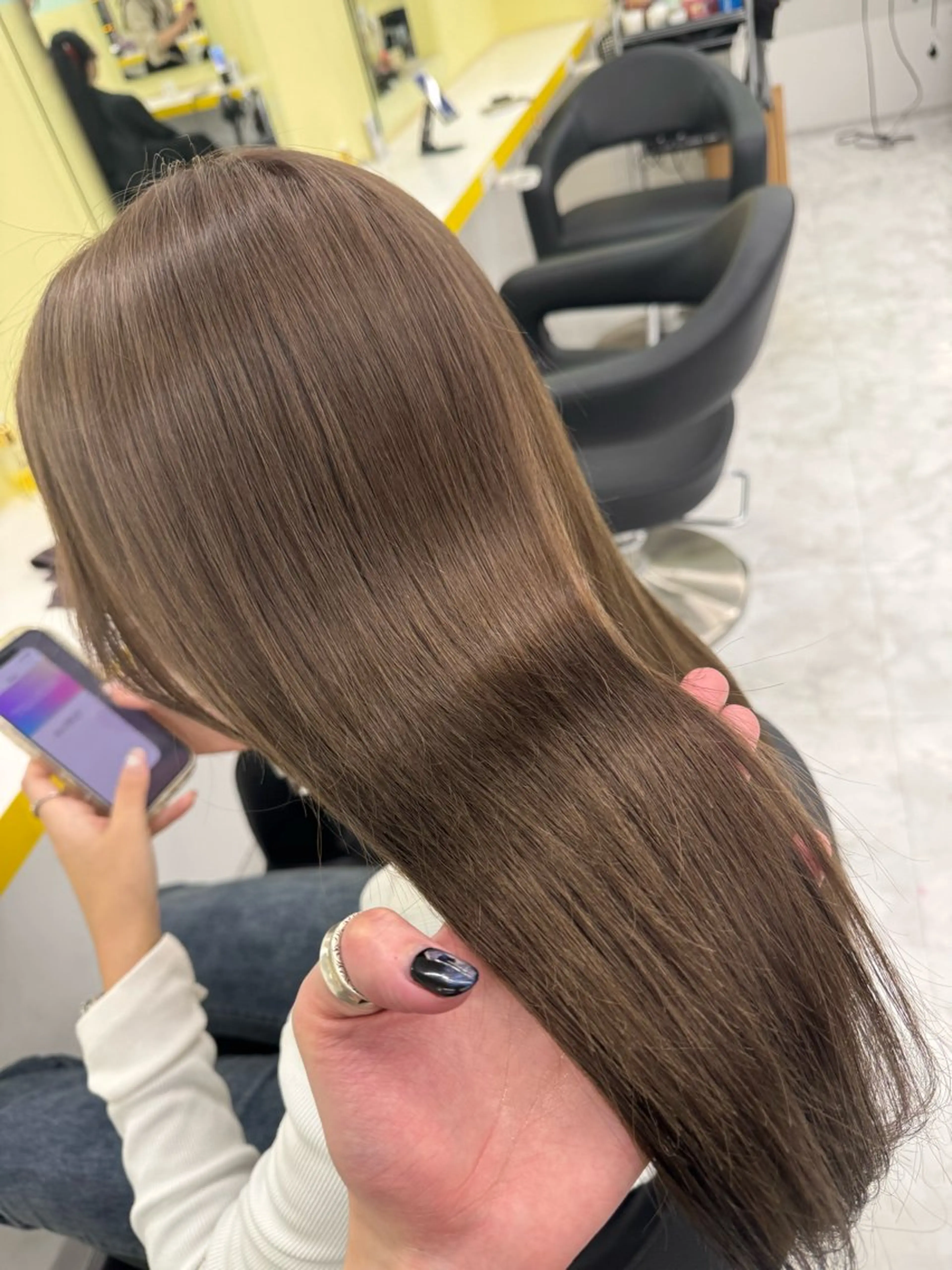 ロング カラー ヘアアレンジ カット ヘアカラー 縮毛矯正 【透明感×レイヤー】 🍃RIKU🍃のヘアスタイル