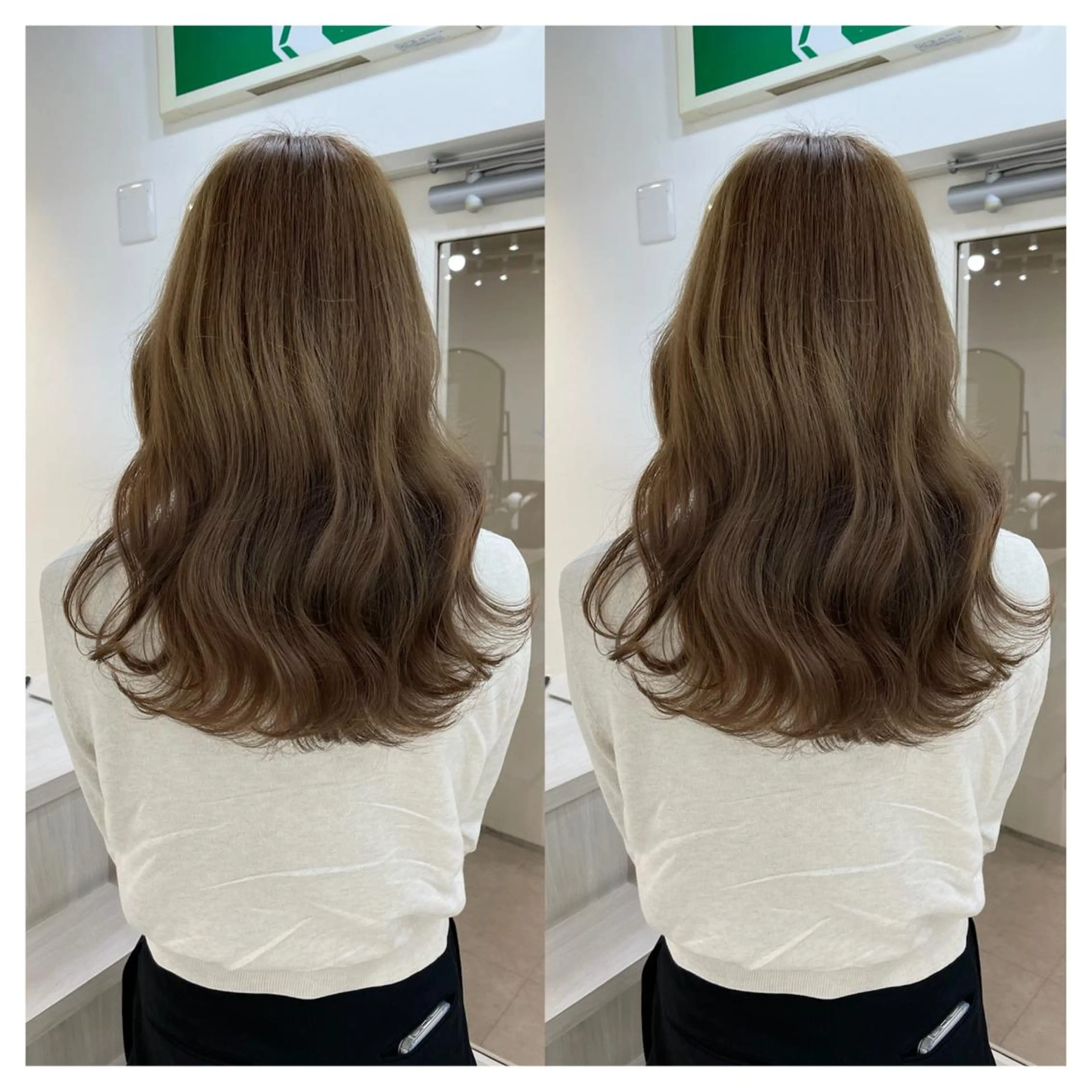 ロング カラー カット ヘアカラー トリートメント 村山 茉衣のヘアスタイル