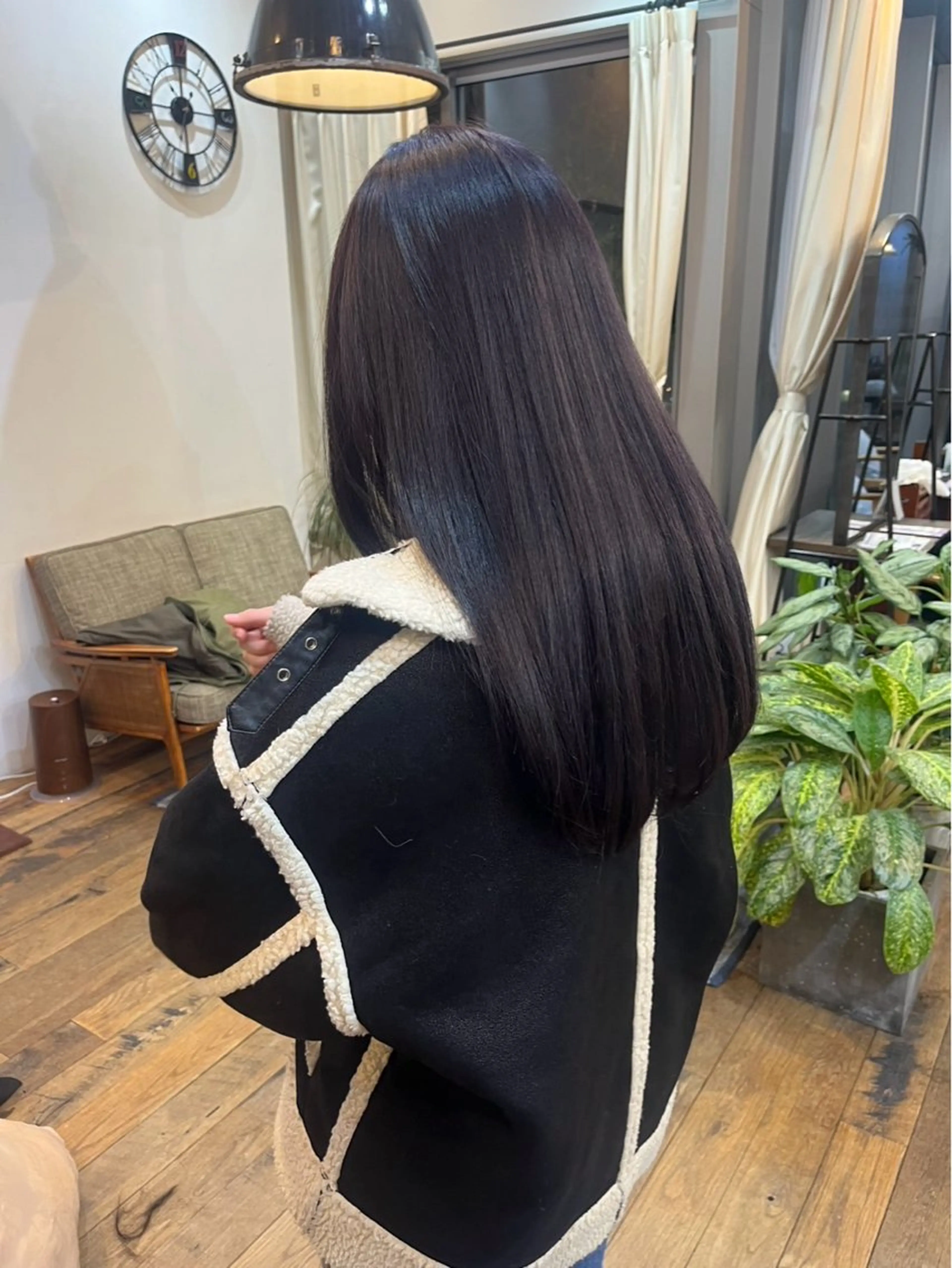 カラー 透明感カラー ラベンダーカラー 東茉央/ブリーチ リタッチ🧸銀座のヘアスタイル