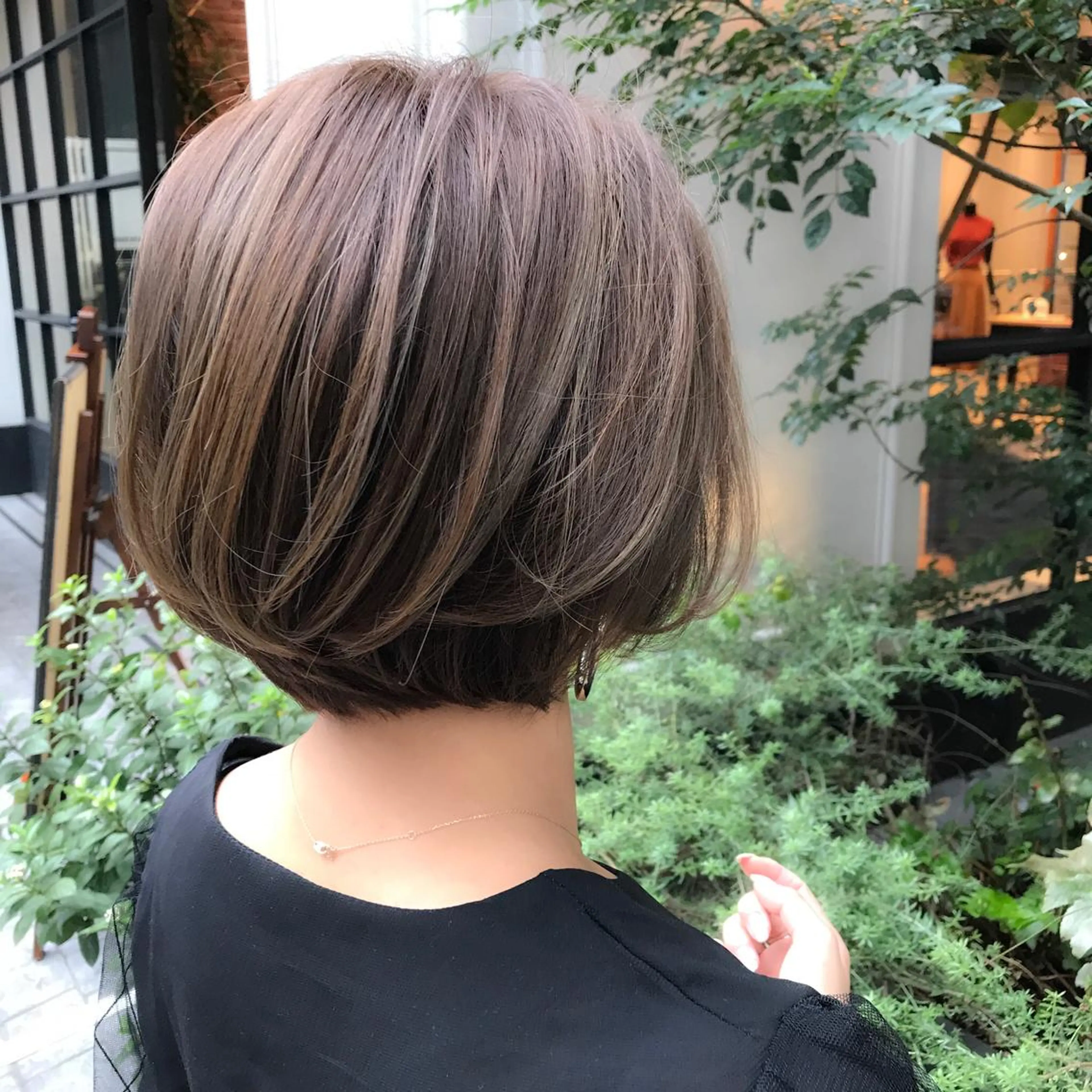ショート アッシュ LOMA🇰🇷 銀座クボタのヘアスタイル