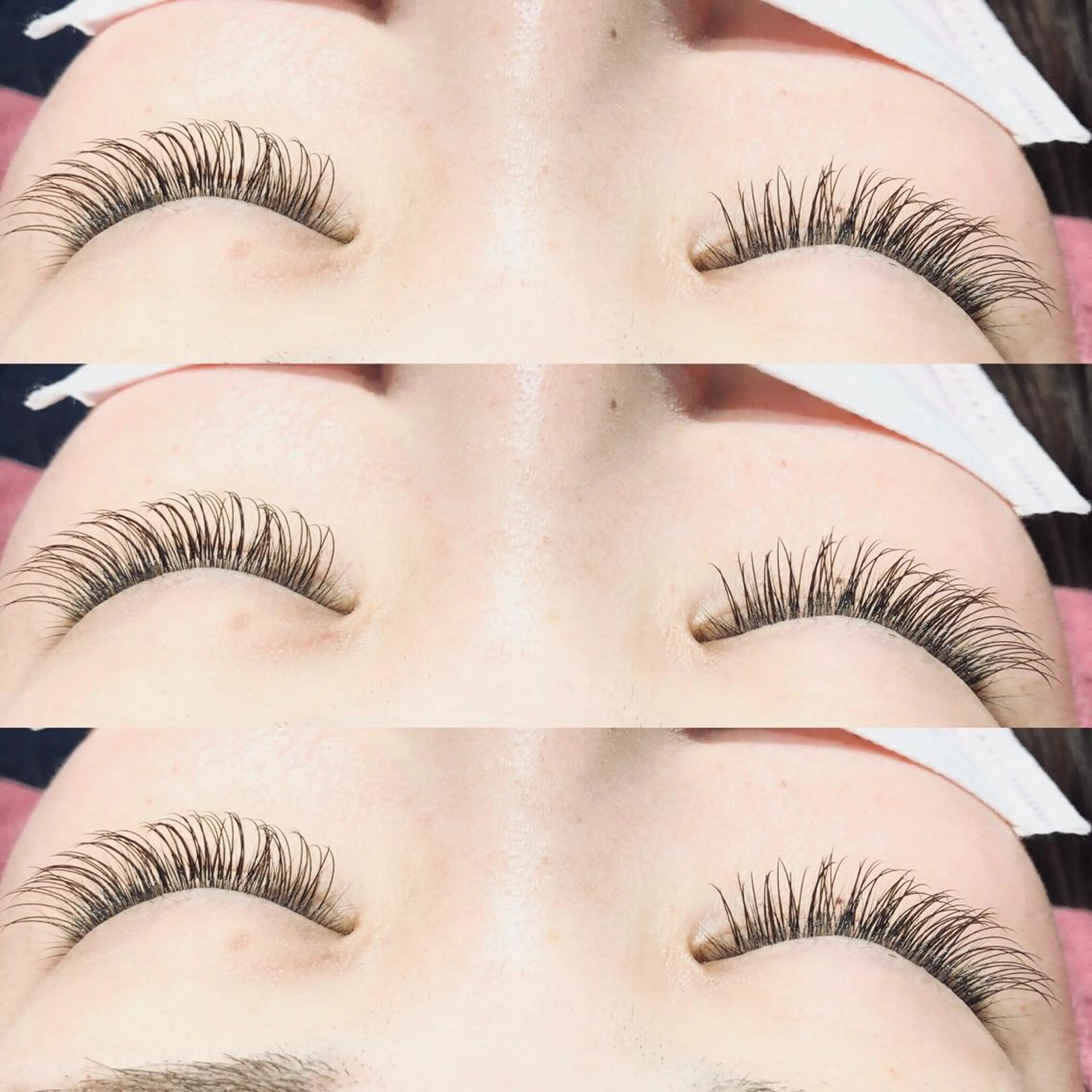 マツエク・マツパ Cカール カラーマツエク franfika 川又のマツエク・マツパデザイン