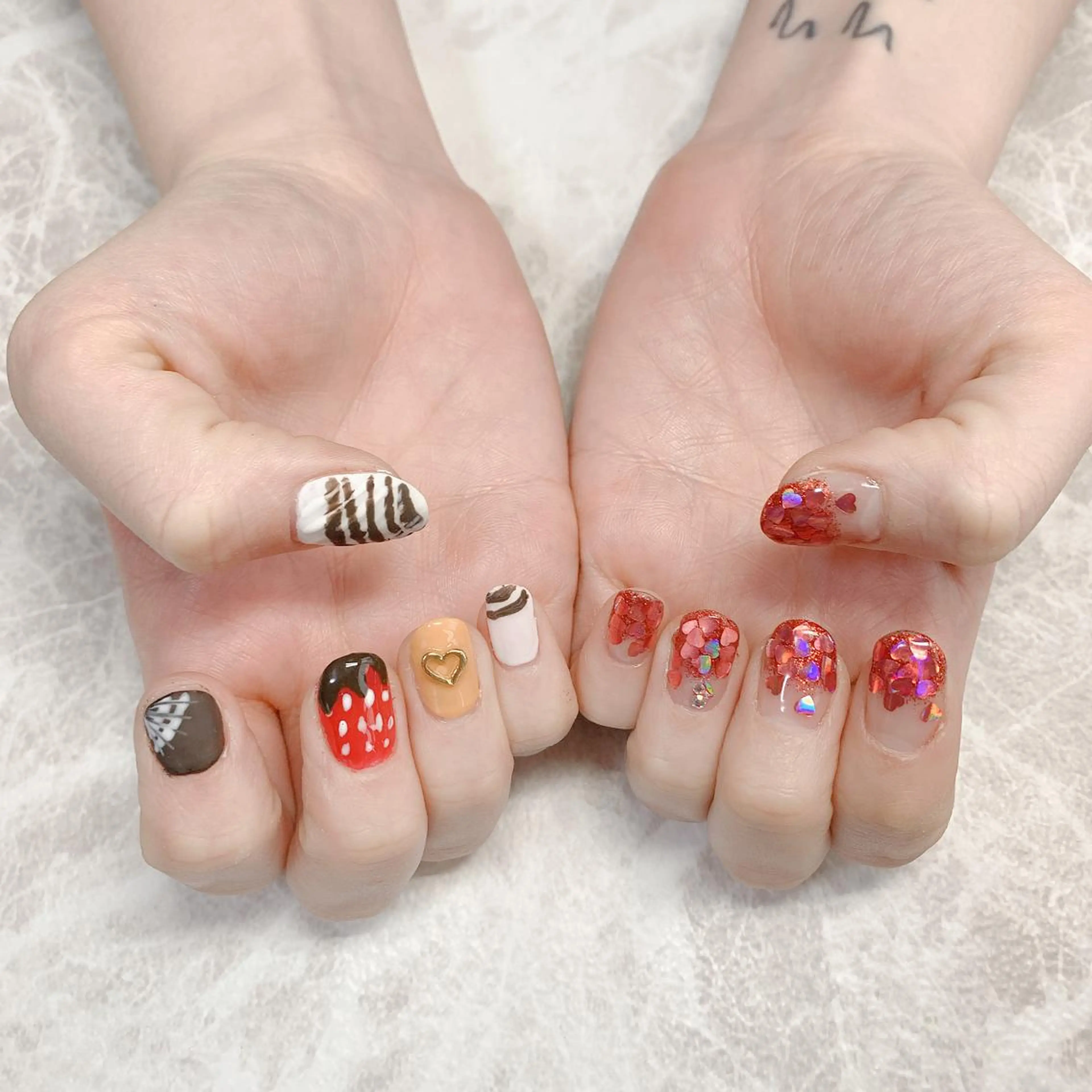 ネイル マットネイル バレンタイン 痩身/脱毛/ネイル HARUKAのエステ・リラクイメージ