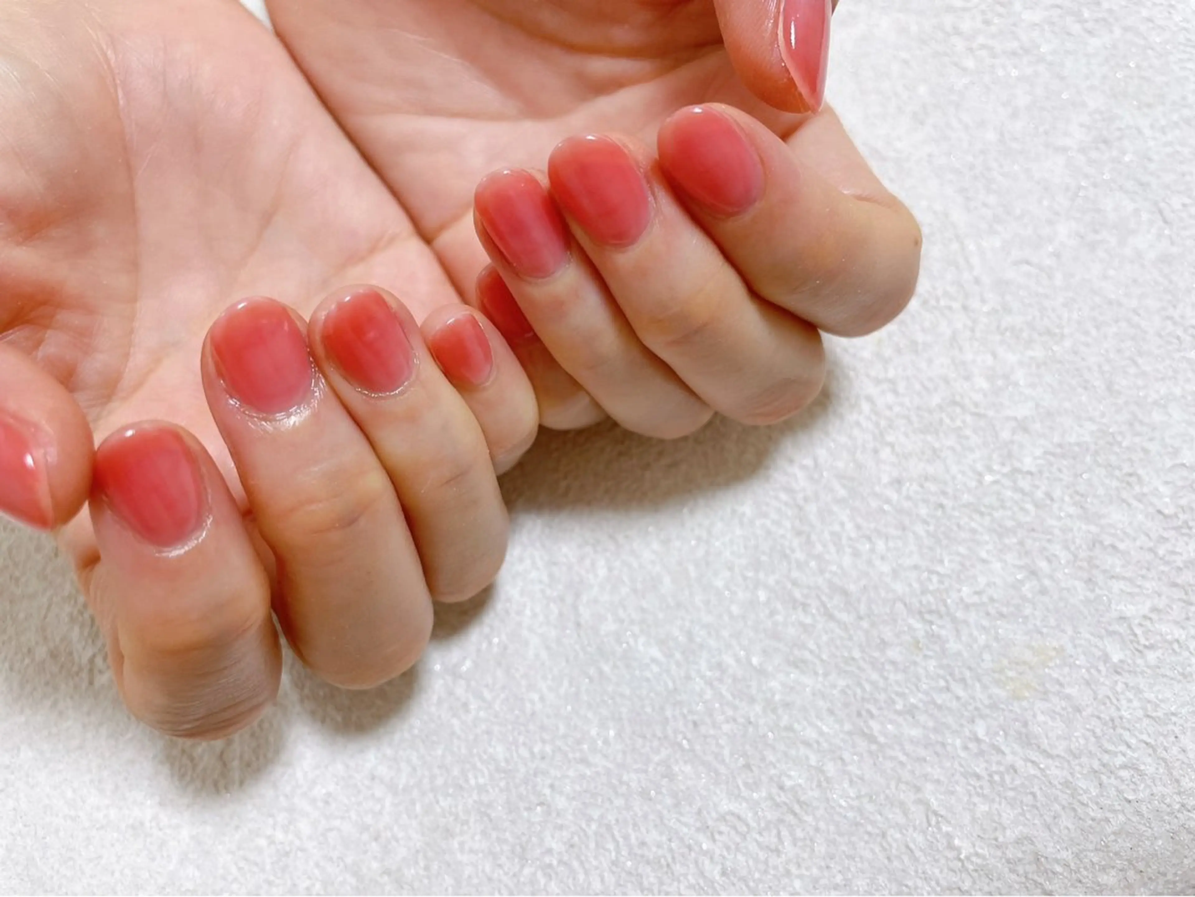 ネイル ジェルネイル メンズネイル ワンカラーネイル パラジェル 春ネイル kiki nail たまプラーザのネイルデザイン