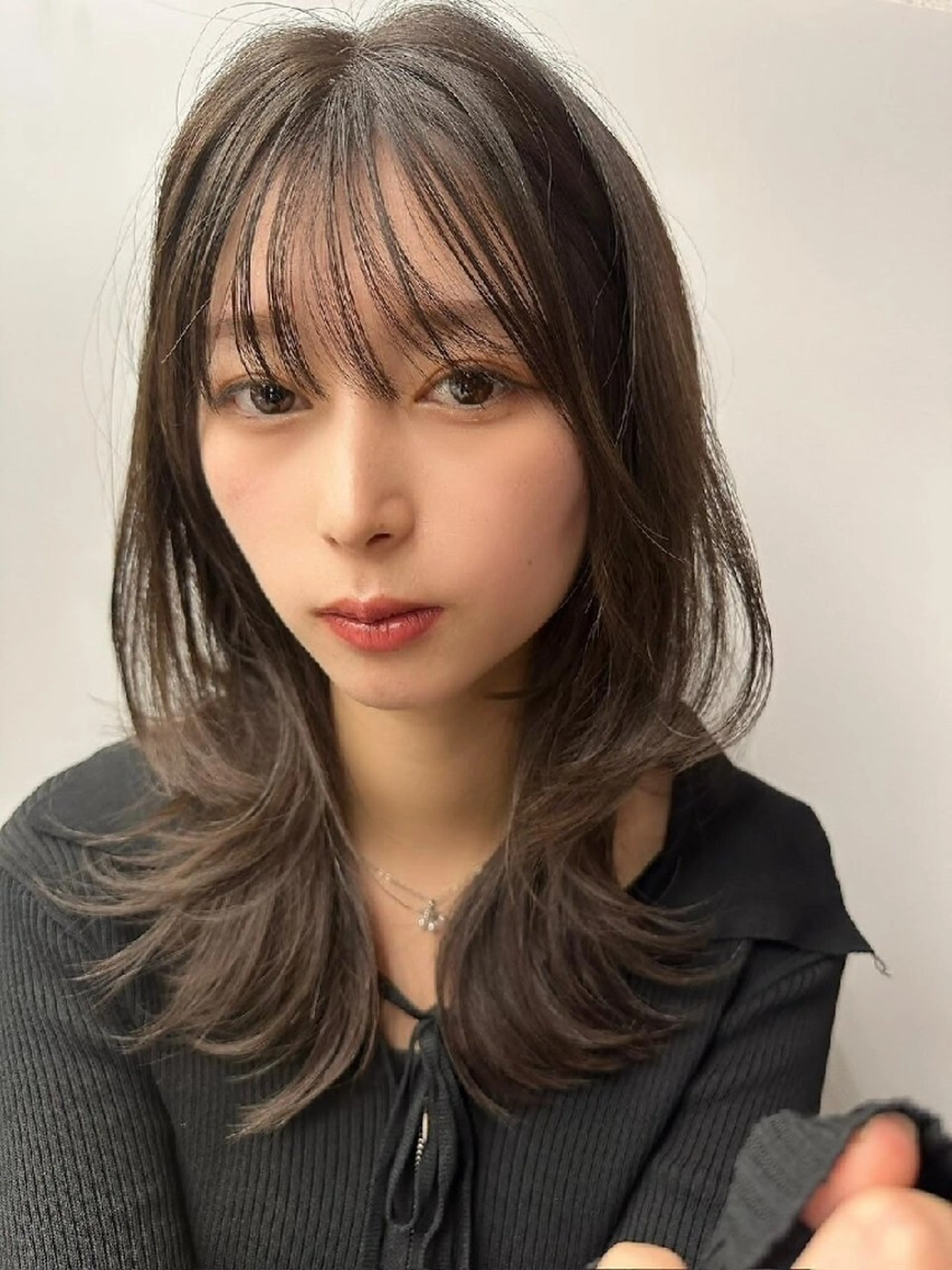 ロング カラー カット ヘアカラー トリートメント Lond Roleのヘアスタイル