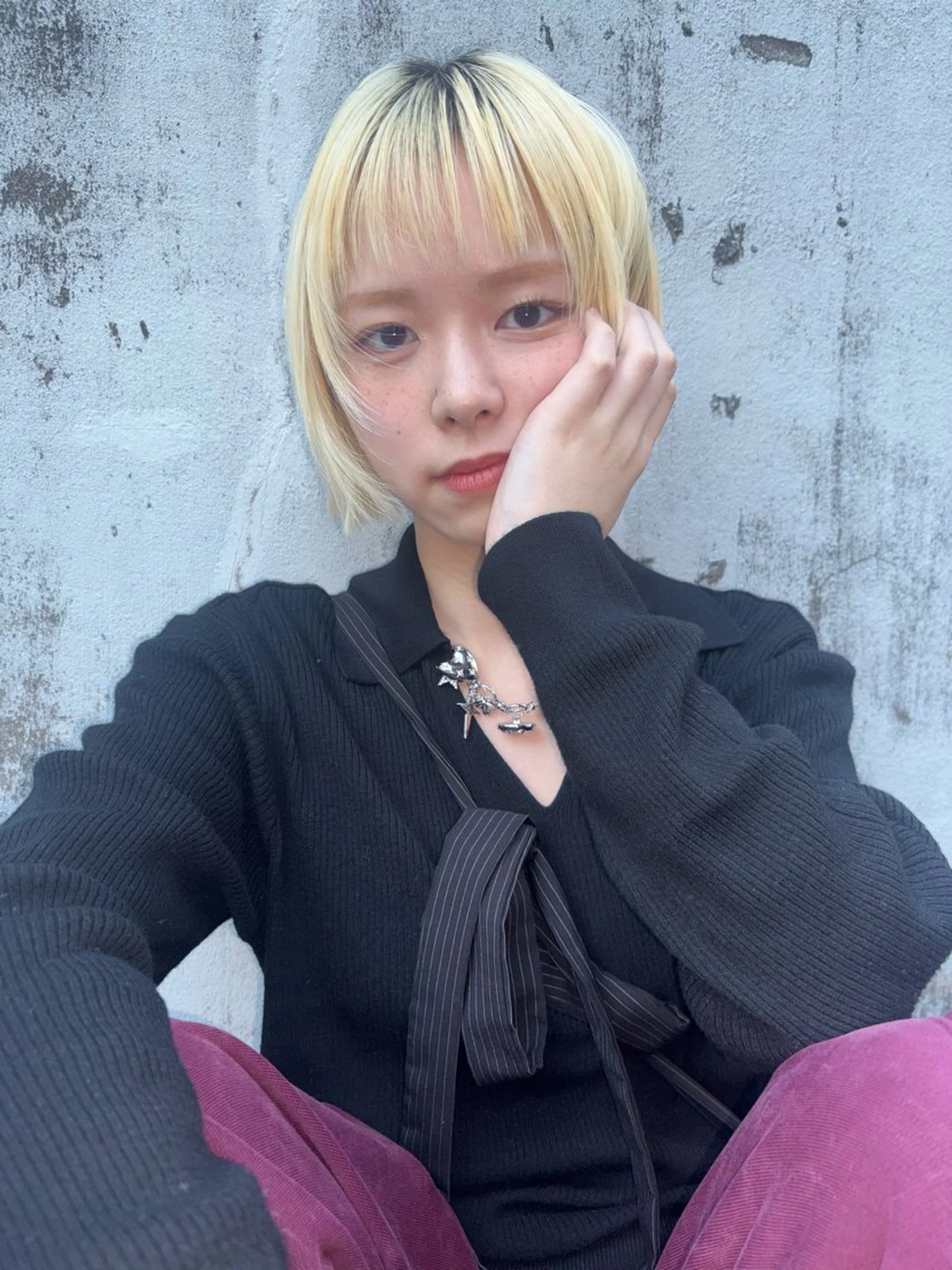 セミロング カット ボブ/ヘアセット 結婚式卒業式アレンジのヘアスタイル