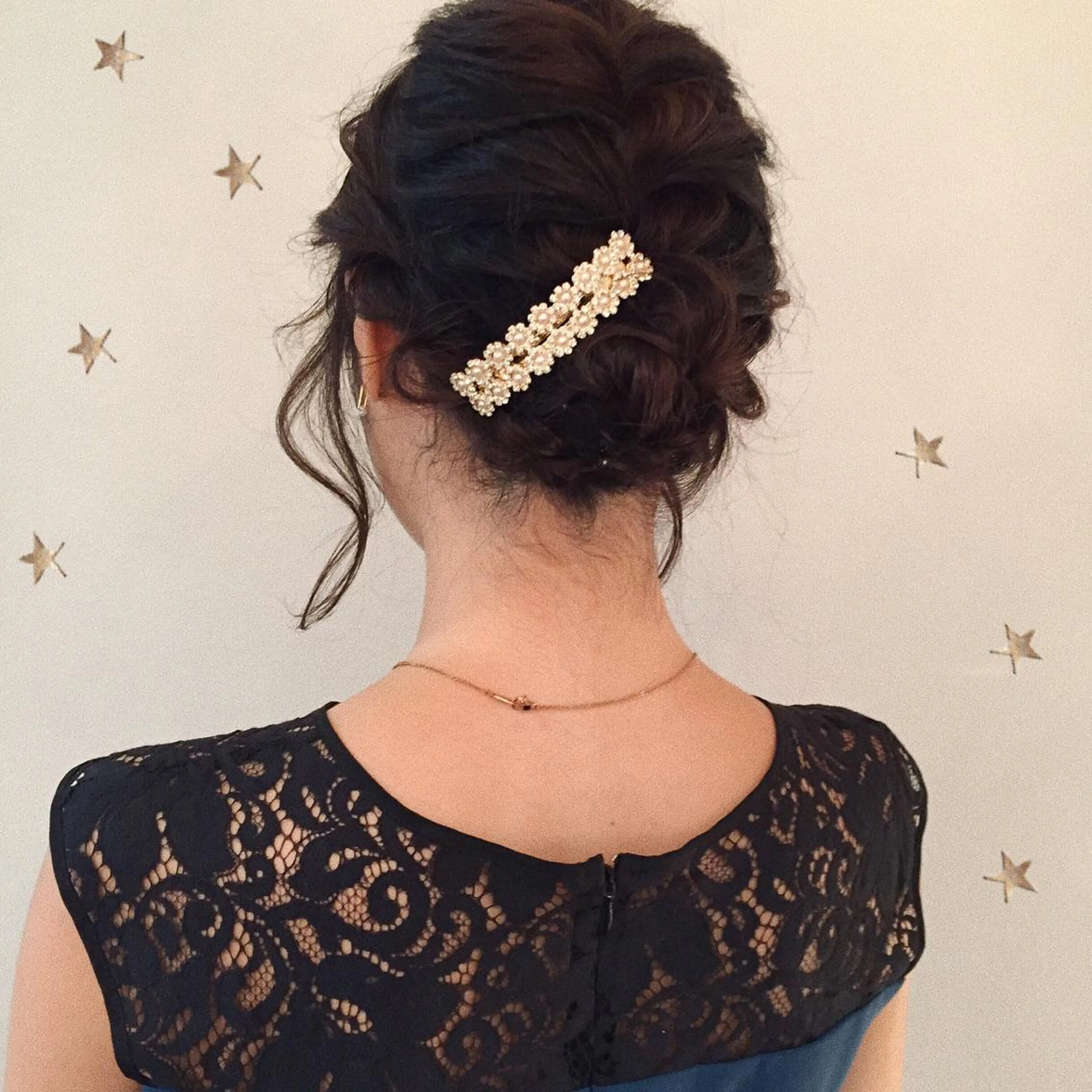 ミディアム ヘアアレンジ 市川 千夏のヘアスタイル