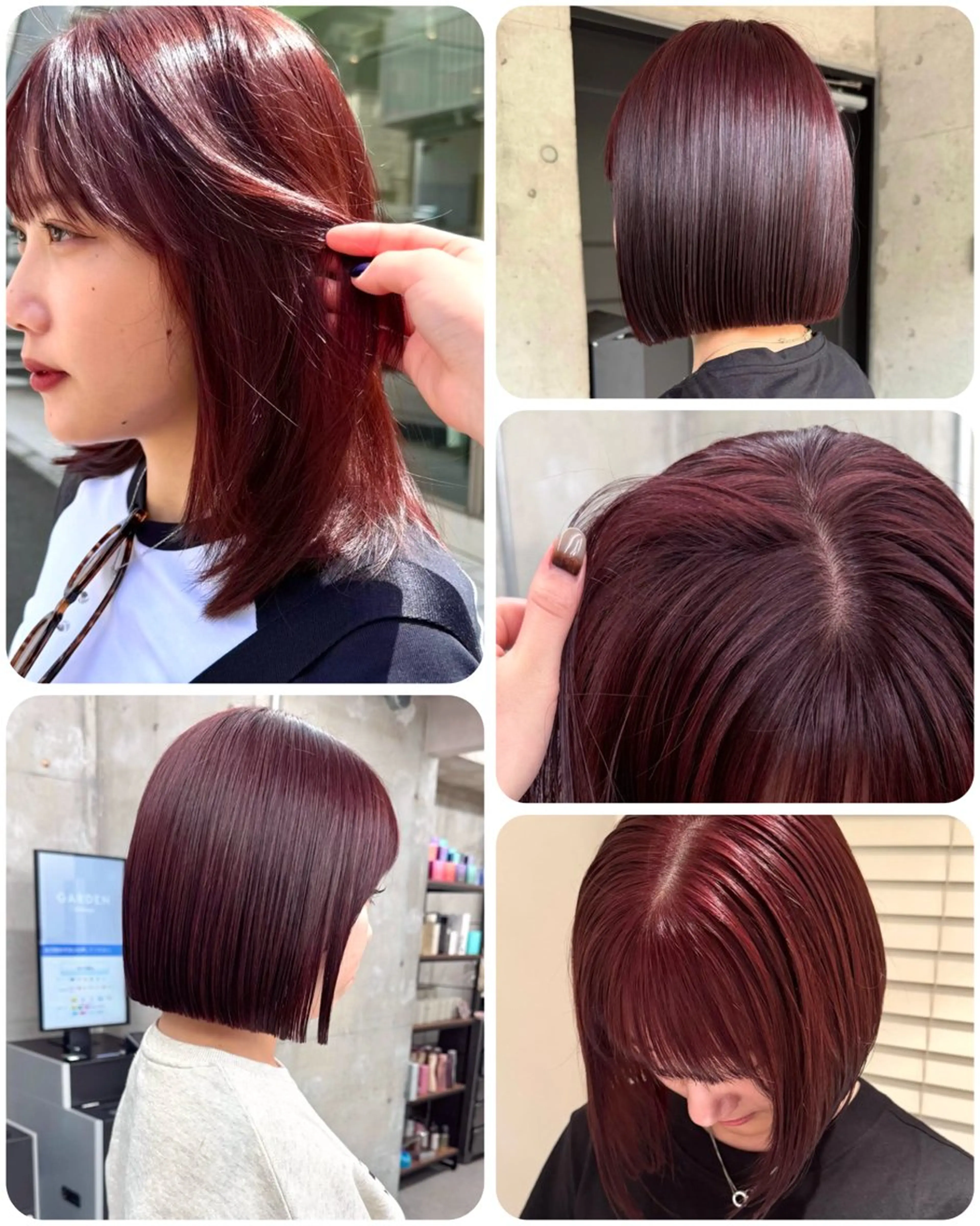 ショート カラー カット ヘアカラー トリートメント ヘッドスパ 松本優香/ボブ/ダ ブルカラー/髪質改善のヘアスタイル