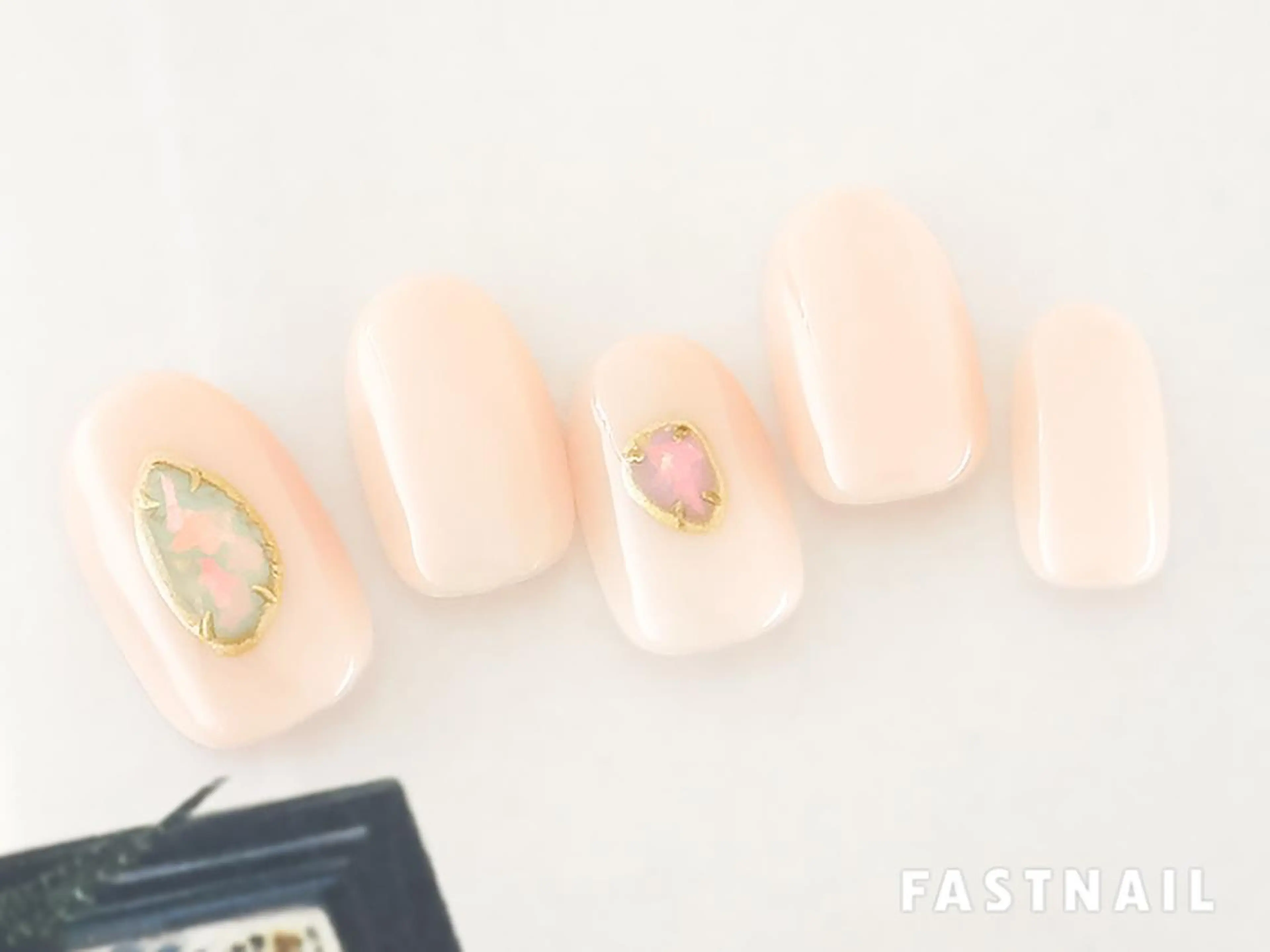 ネイル ジェルネイル オフィスネイル シンプルネイル 春ネイル 夏ネイル FASTNAIL LOCO 昭島店のネイルデザイン