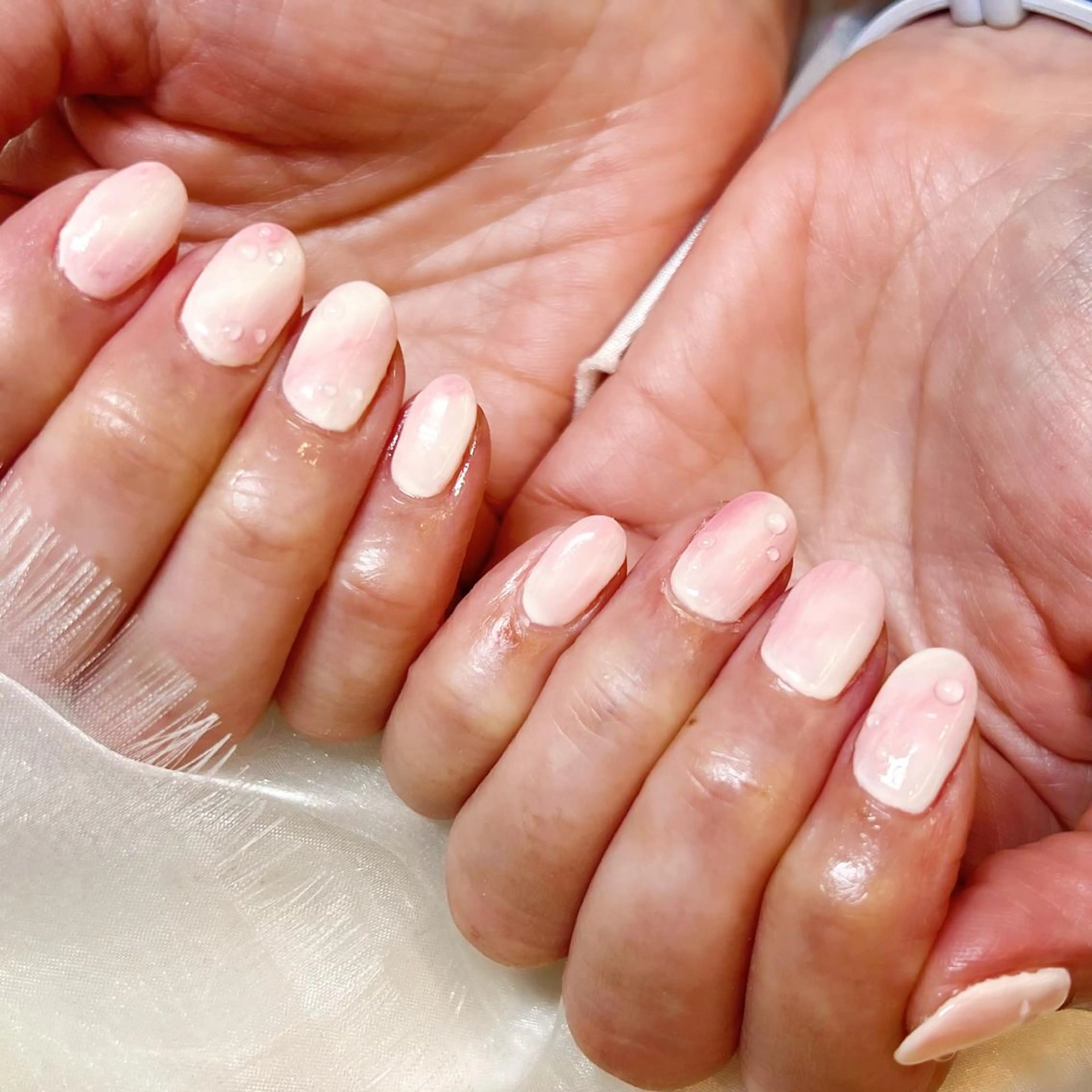 ネイル アートネイル オーロラネイル ジェルネイル 韓国ネイル ロングネイル ハンドネイル clover nailのネイルデザイン