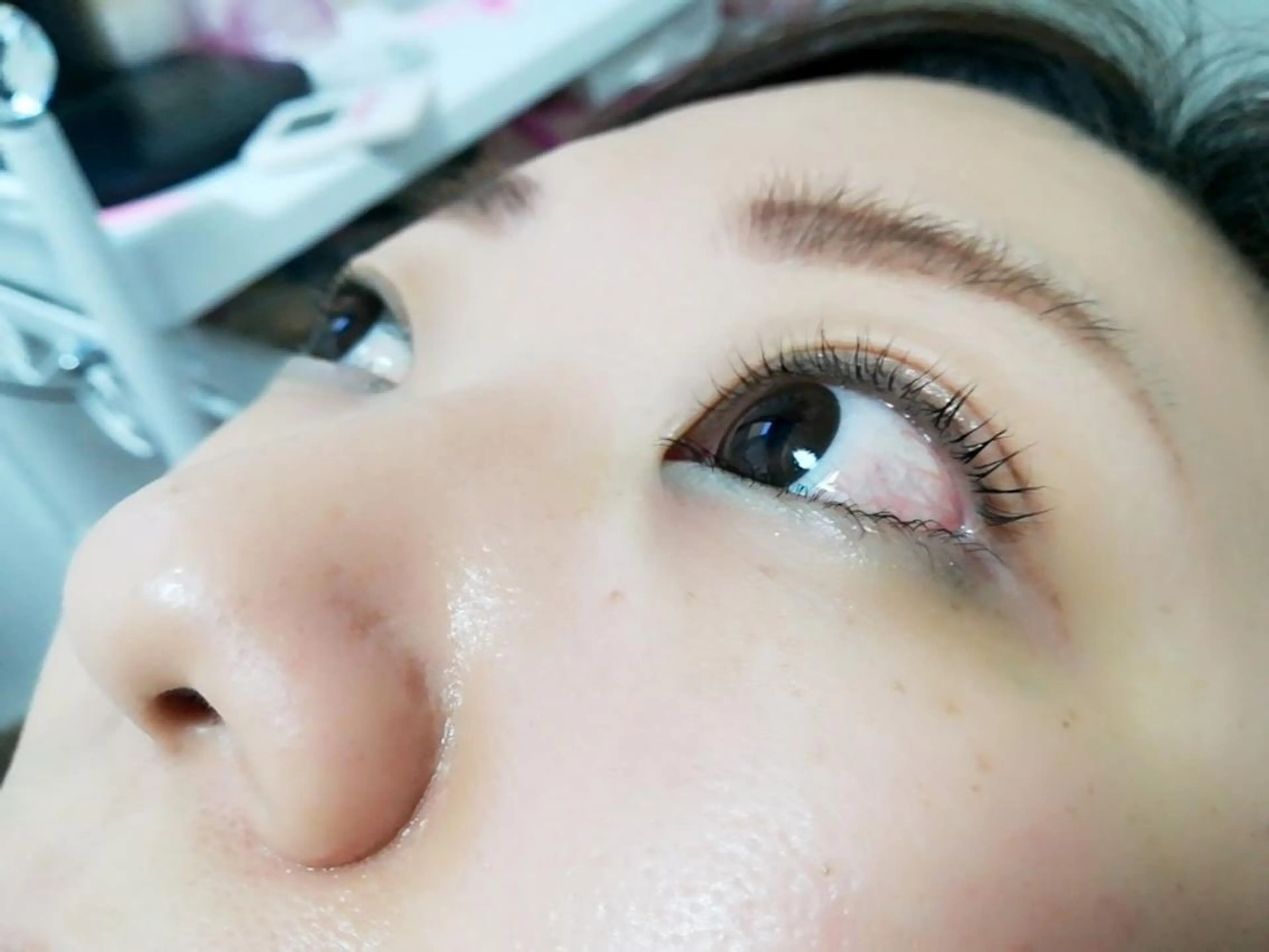 上下まつ毛パーマの写真