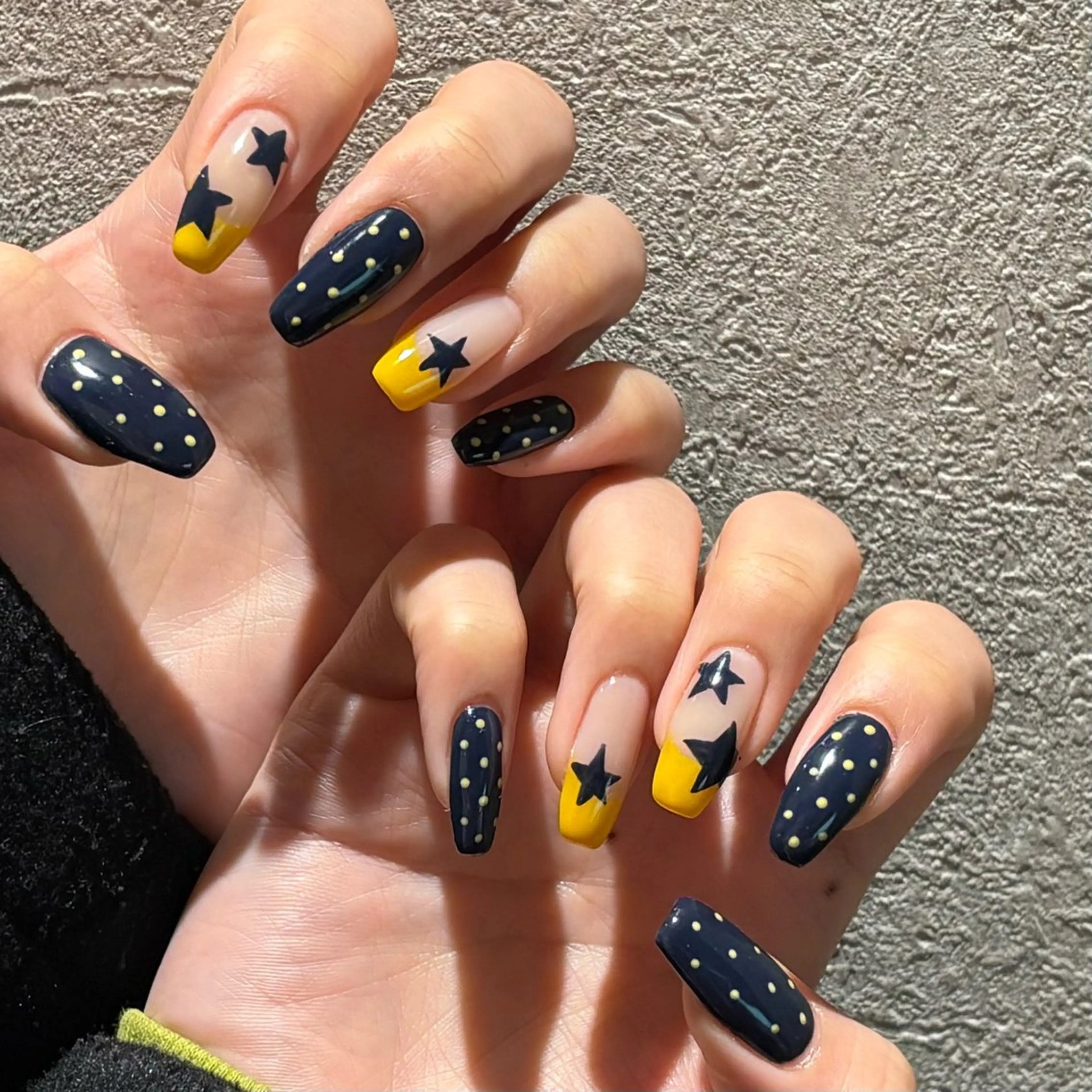 ネイル ジェルネイル マグネットネイル 持ち込み パラジェル シンプルネイル ハンドネイル パラジェル / マグネット/AYAのネイルデザイン