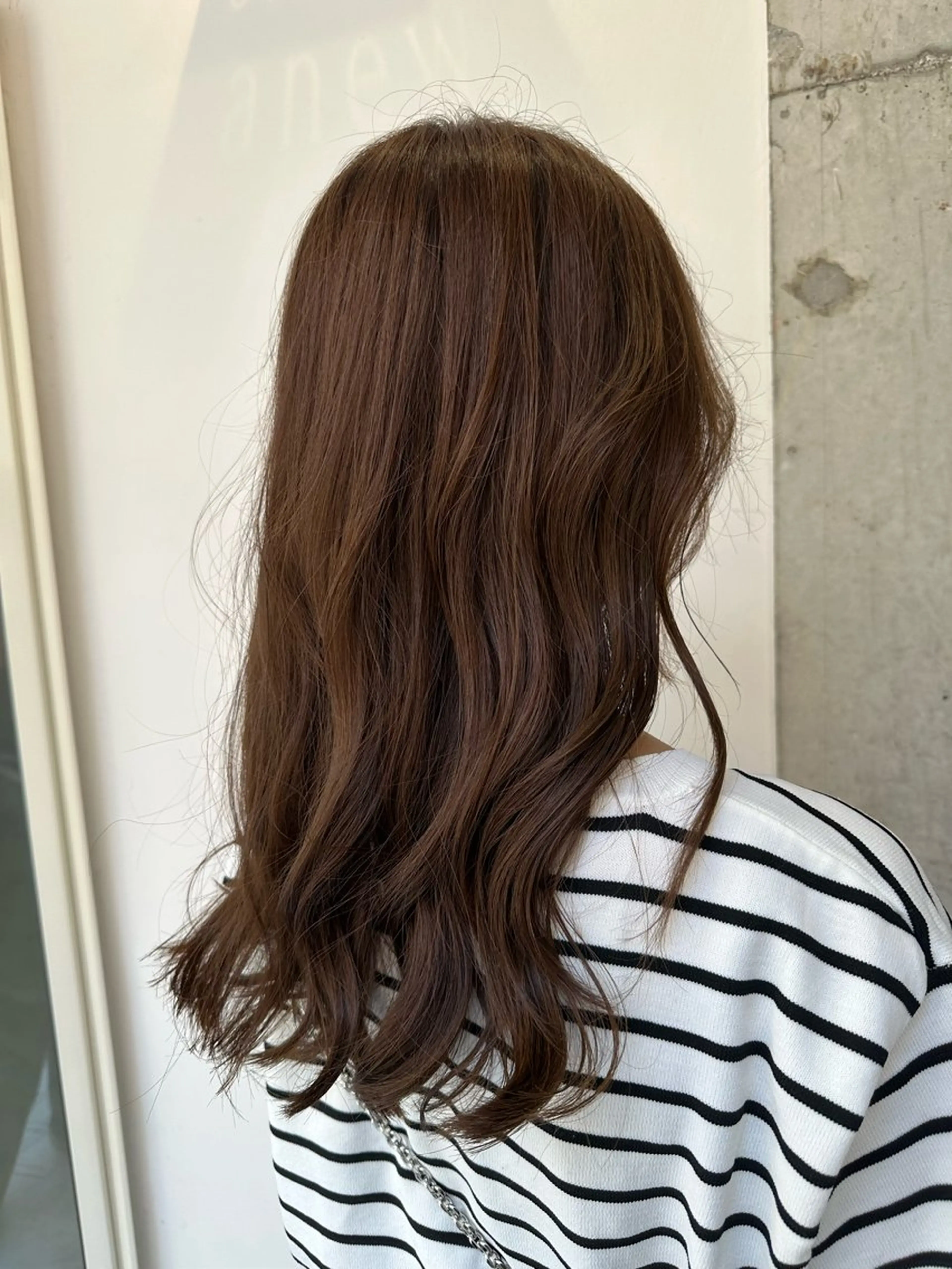 セミロング カット ヘアカラー トリートメント 💜透明感カラー🌈 /森絵美莉⛄️❄️のヘアスタイル