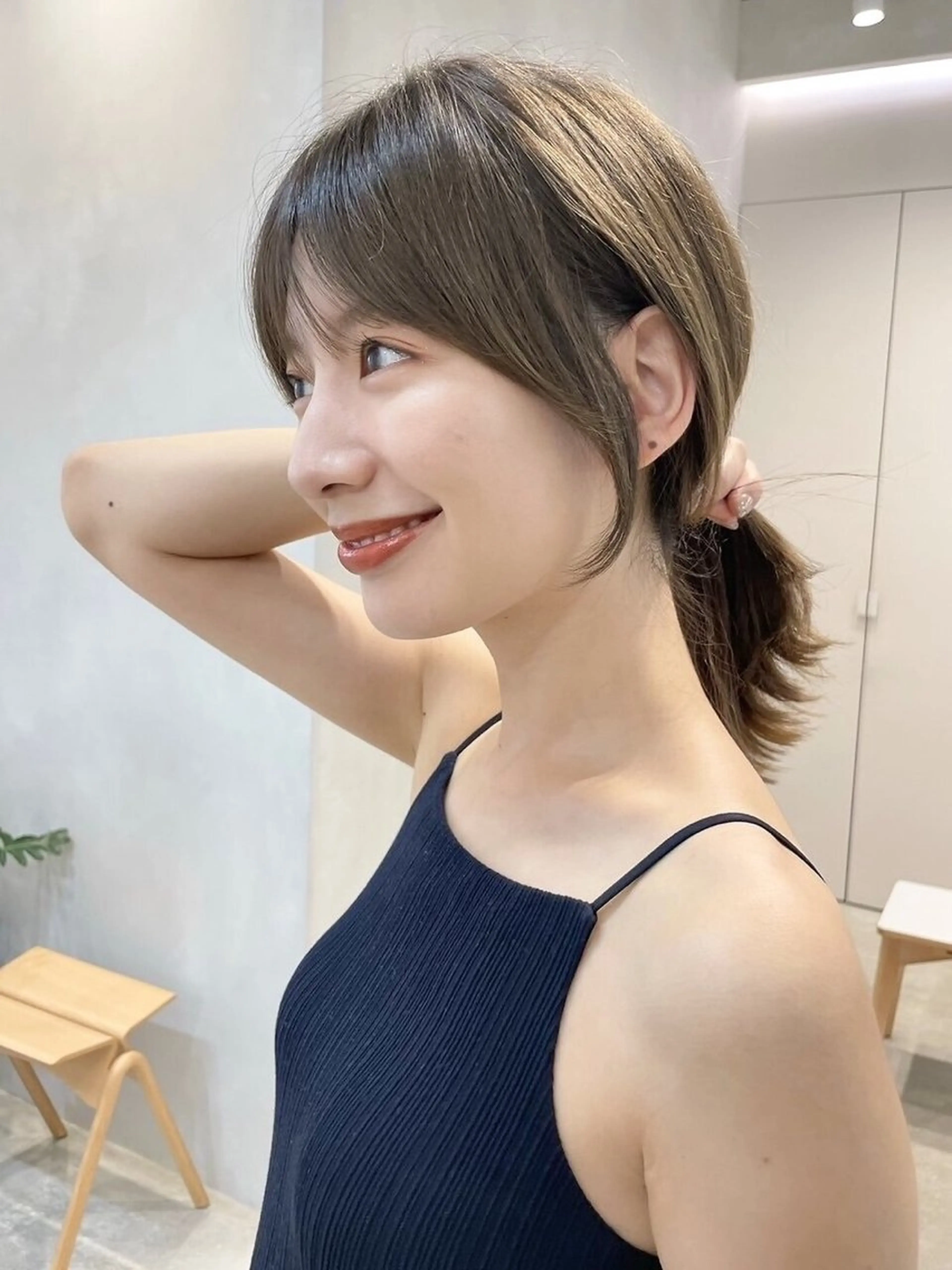 ミディアム 伊藤 壮尭のヘアスタイル