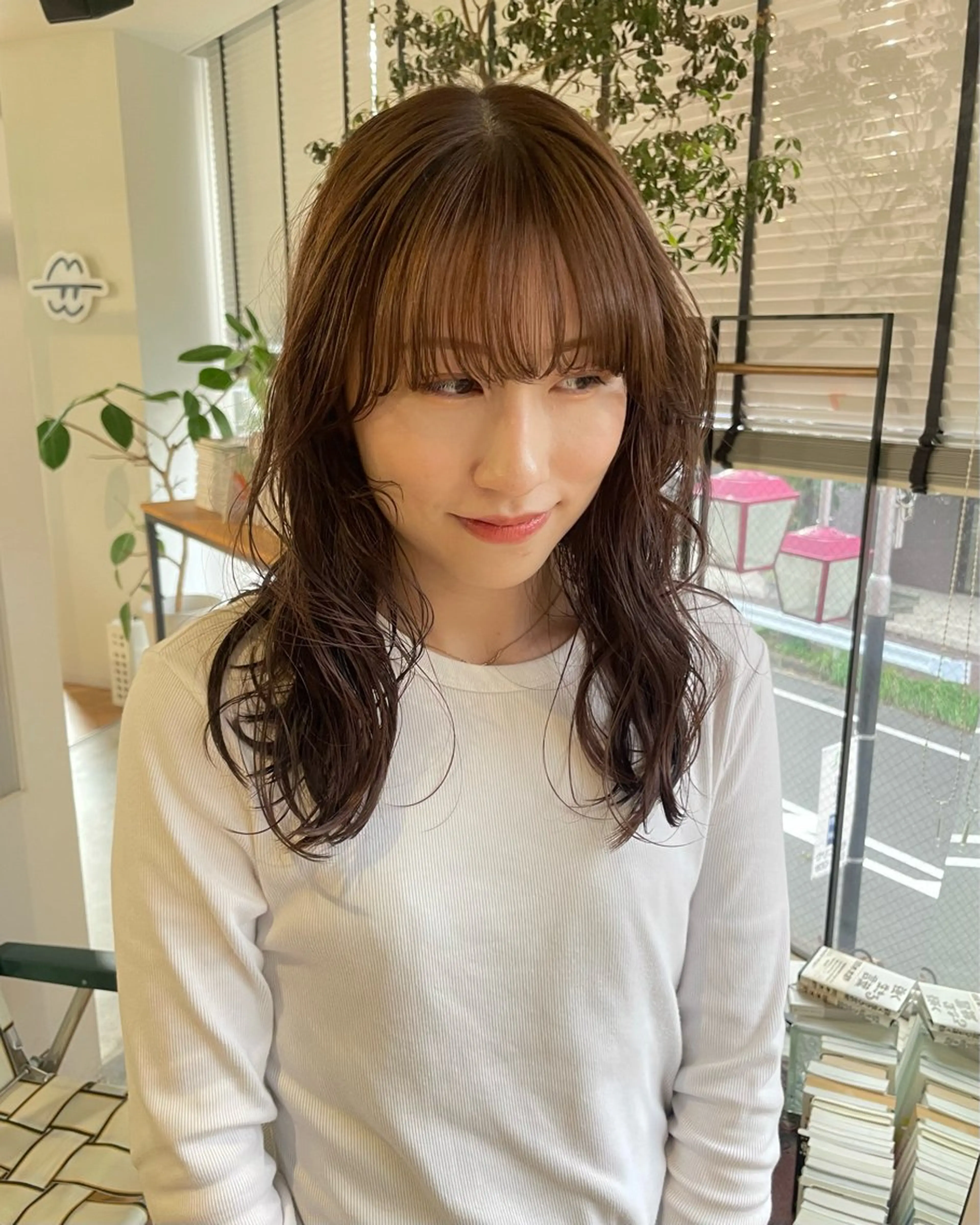 ロング ヘアカラー トリートメント sachi / tsunaguのヘアスタイル