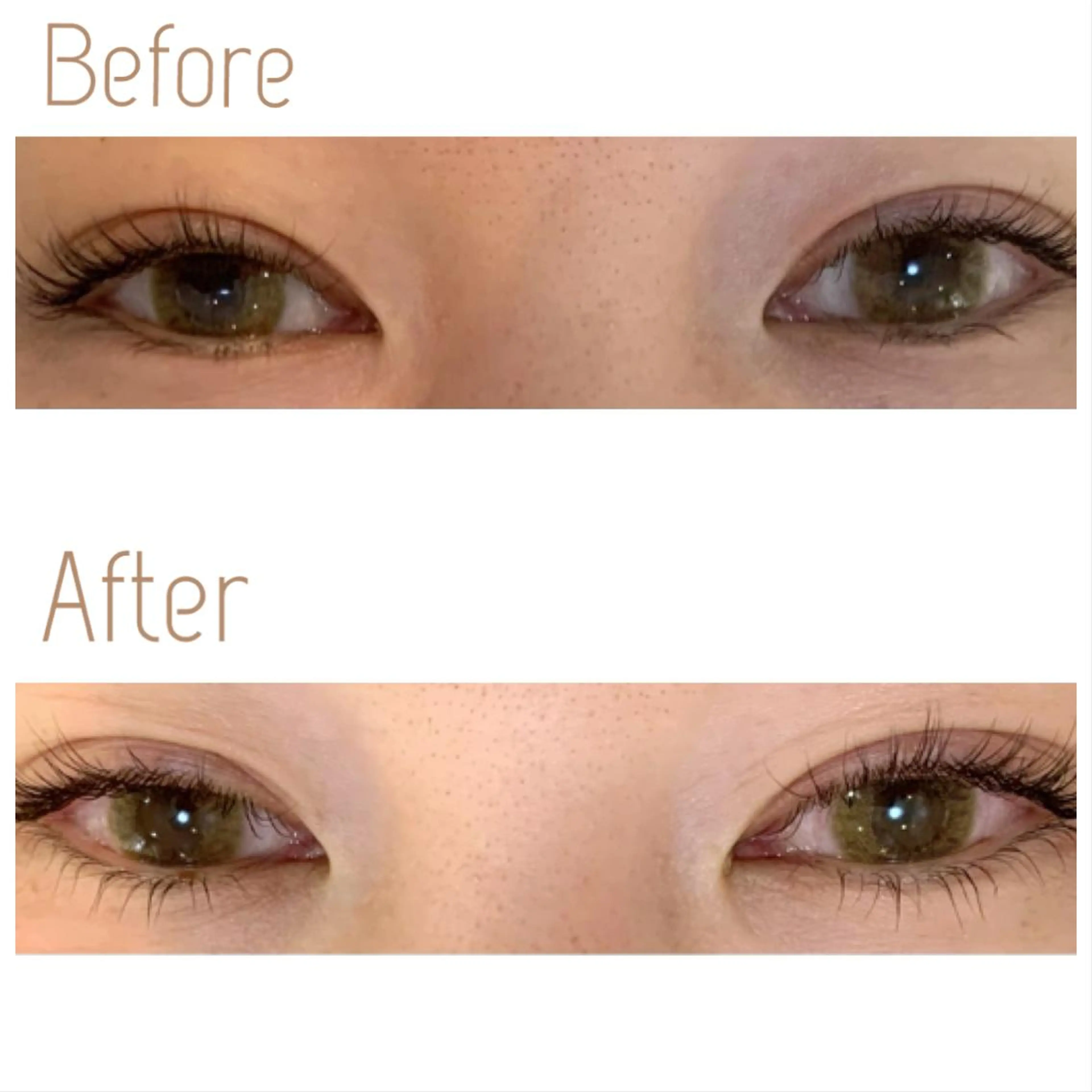 下まつ毛パーマの写真