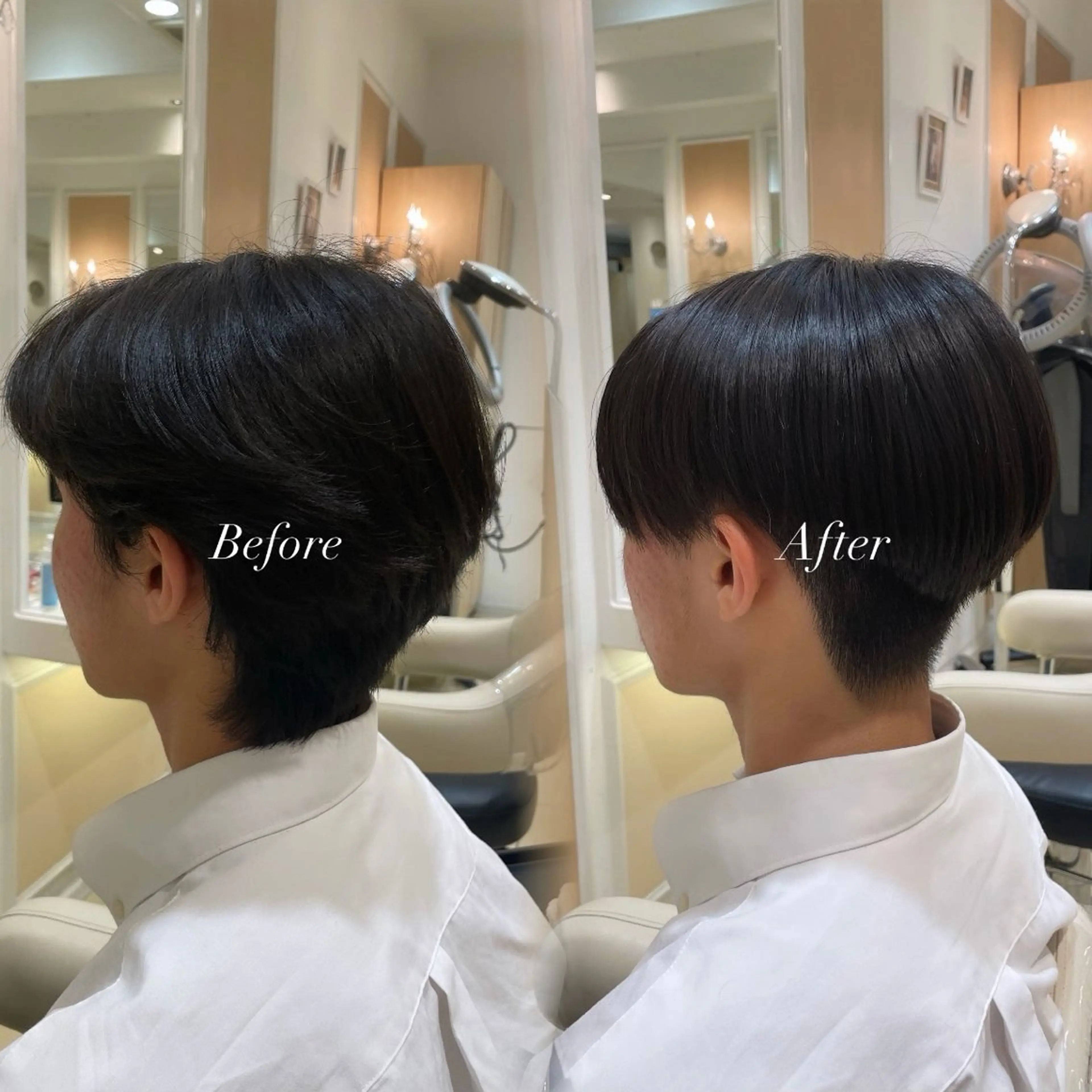 メンズ センターパート マッシュ カット ☆Ash中目黒 浦野遥☆*。のヘアスタイル