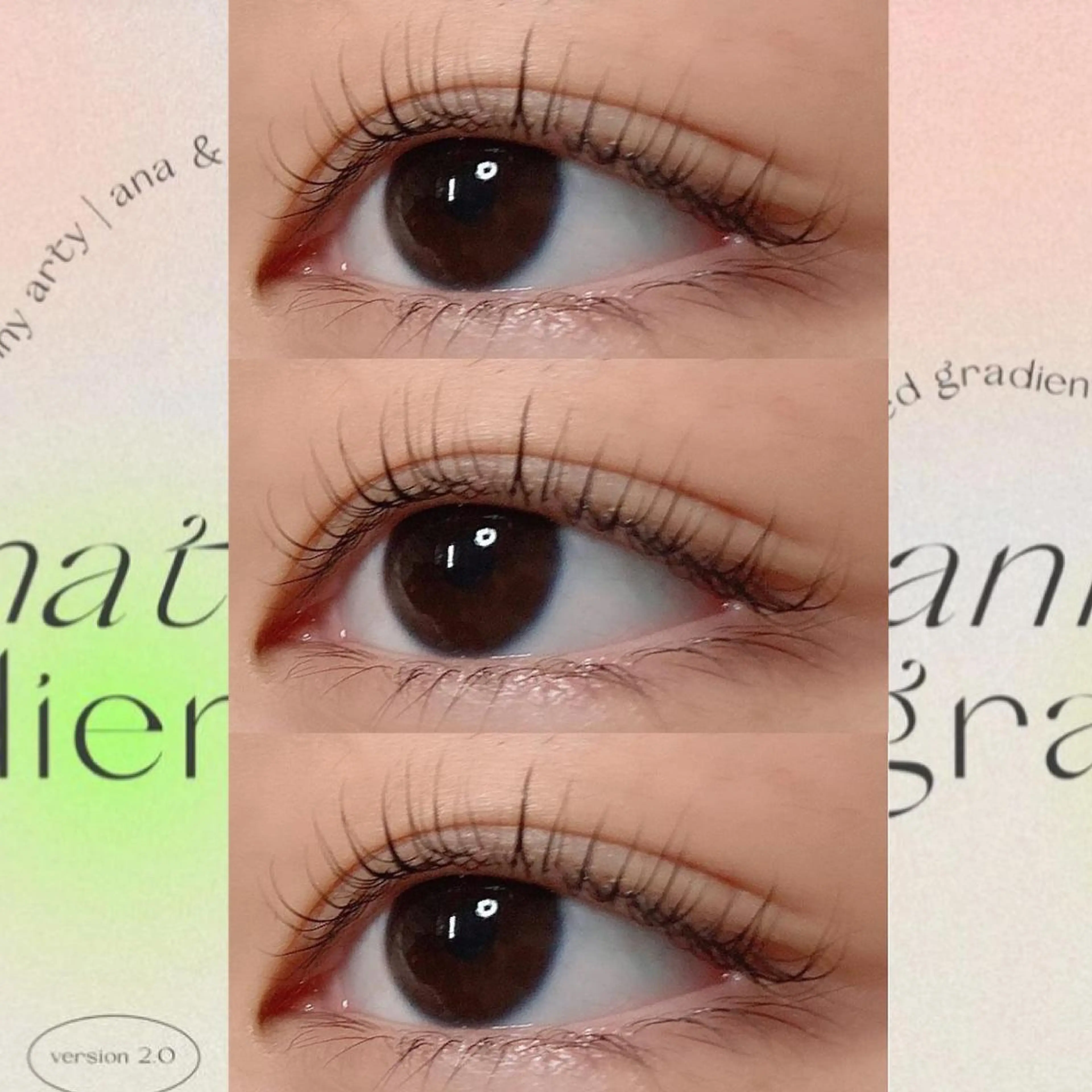 マツエク・マツパ フラットラッシュ 韓国風マツエク まつげパーマ 一重×まつ毛パーマ orihara𐙚 まつげパーマ/眉毛のマツエク・マツパデザイン