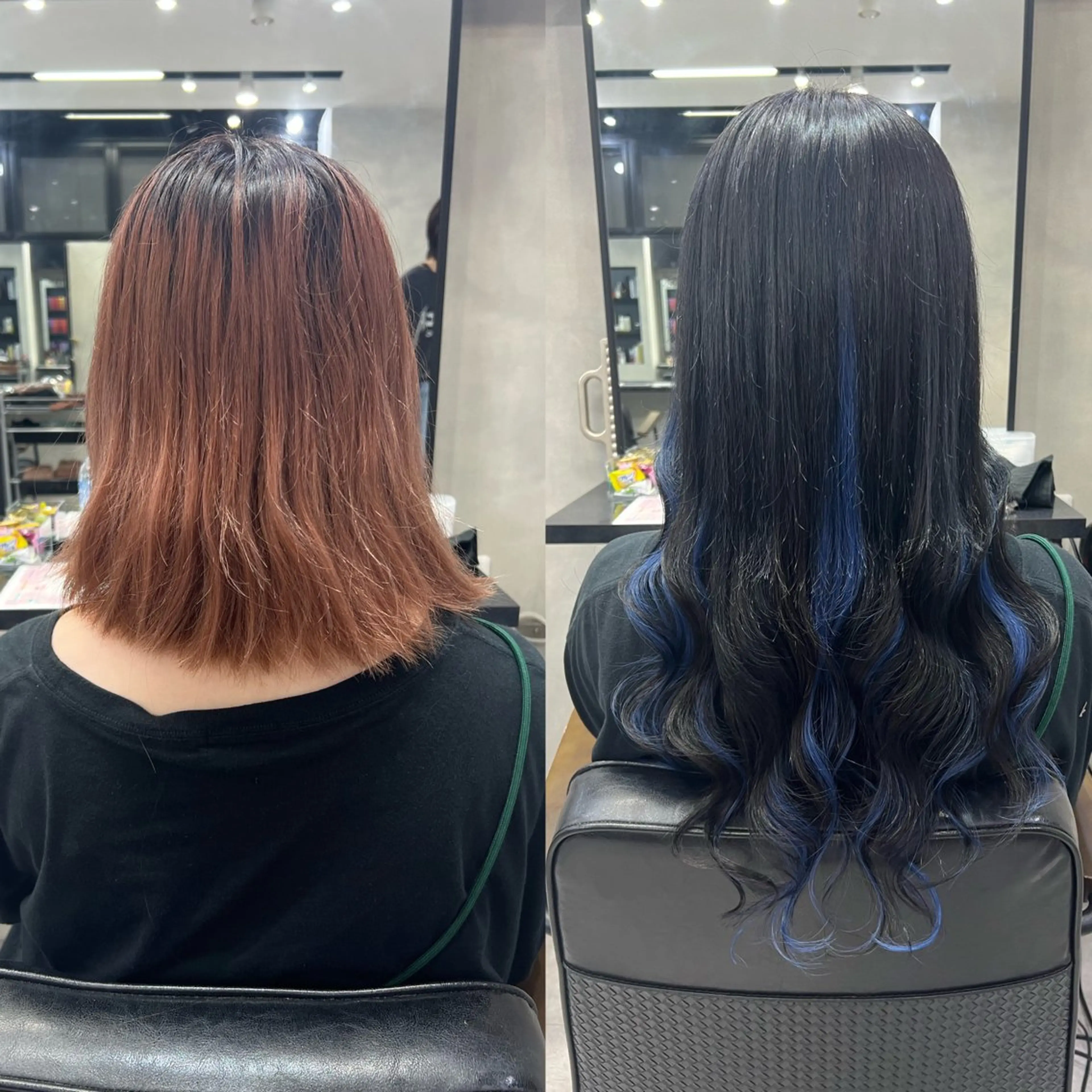 ロング カラー ヘアアレンジ シールエクステ アッシュ バレイヤージュ ベージュカラー 黒髪 カット ヘアカラー エクステ ar+ ❤︎ maiのヘアスタイル