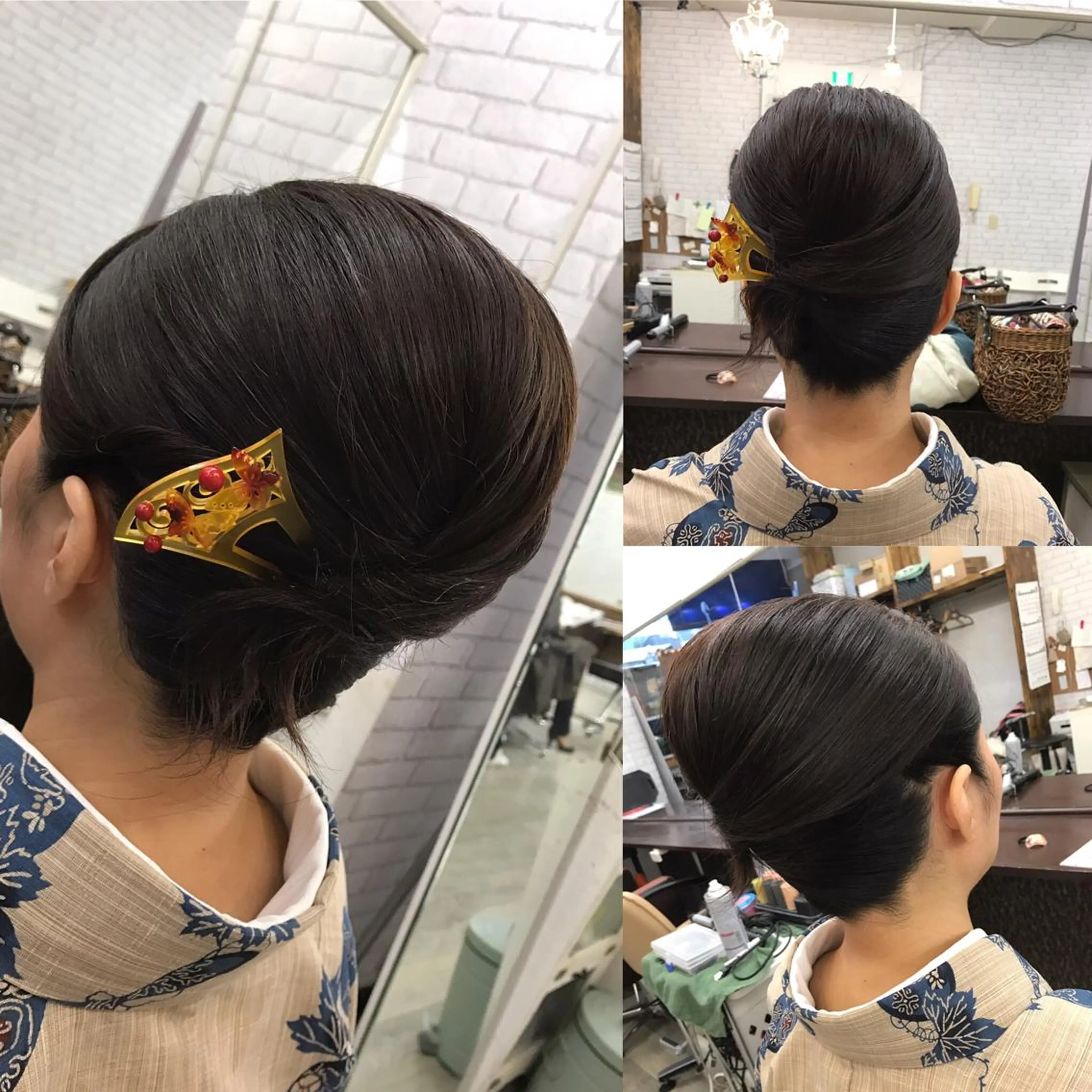 ミディアム ヘアアレンジ 夜会巻き 大賀 海夕の眉毛・アイブロウイメージ