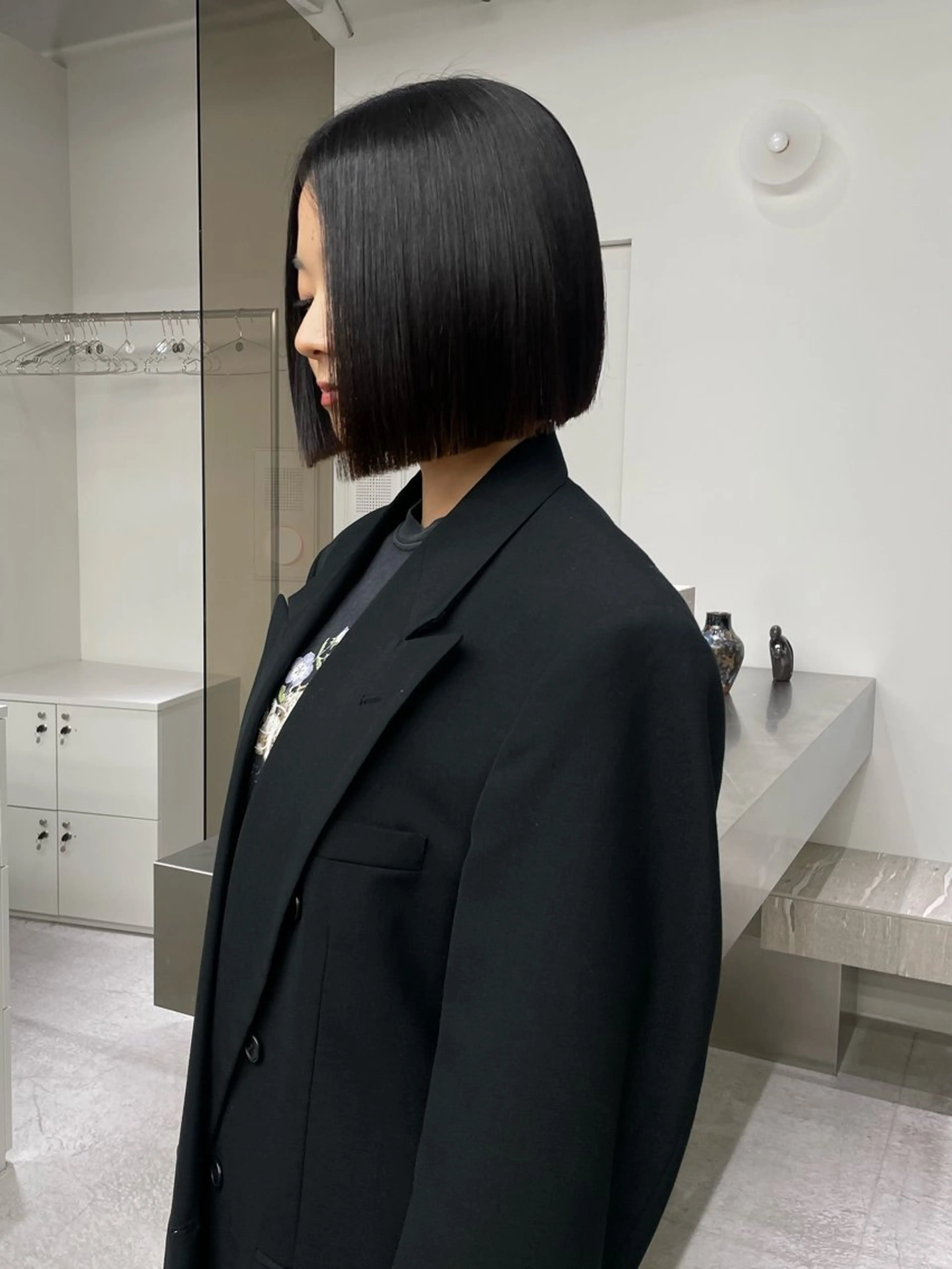 ショート ボブ stén所属・HARUKA/原宿 ハイトーン/レイヤーのヘアスタイル