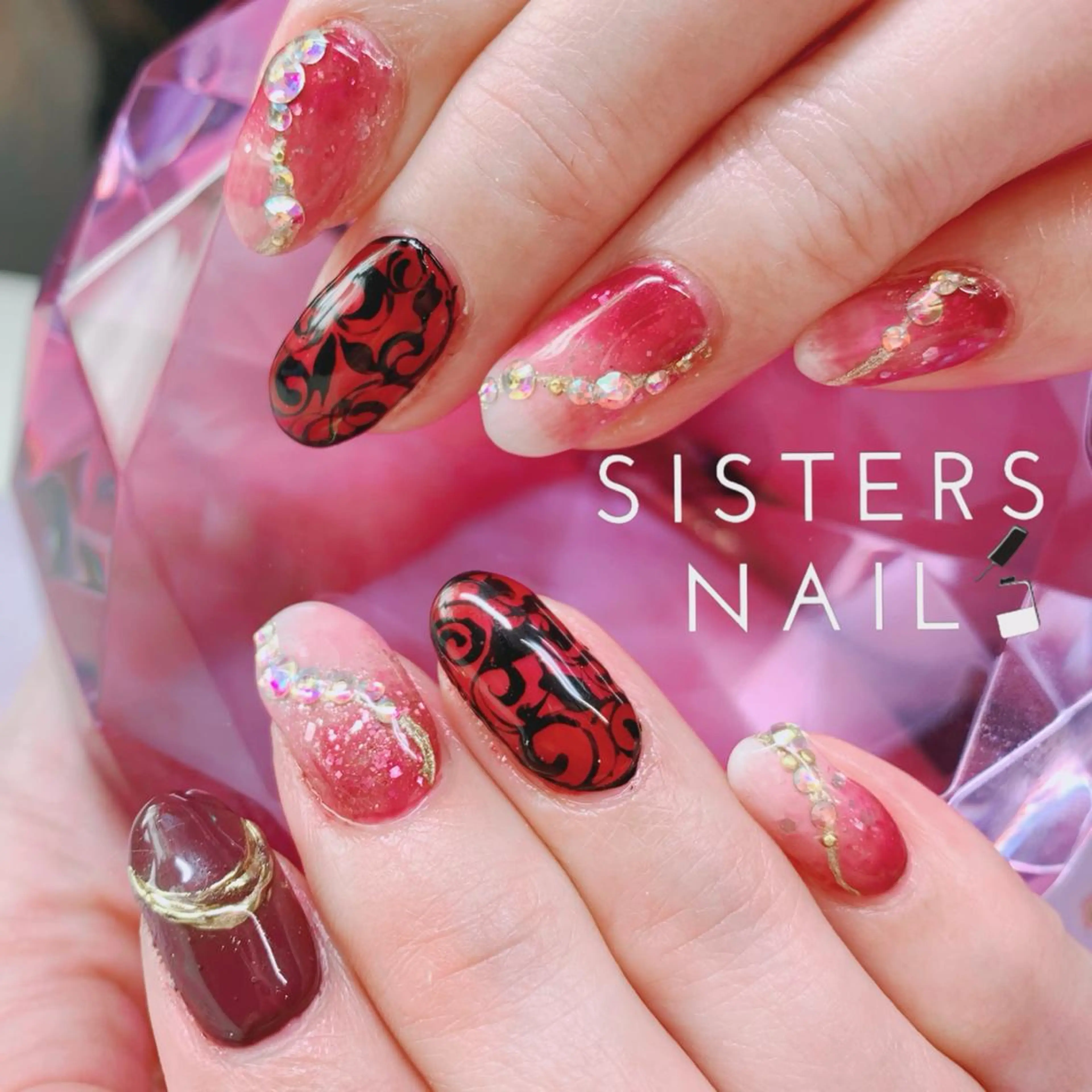 ネイル ハンドネイル ハンドケア sisters nail.fのネイルデザイン